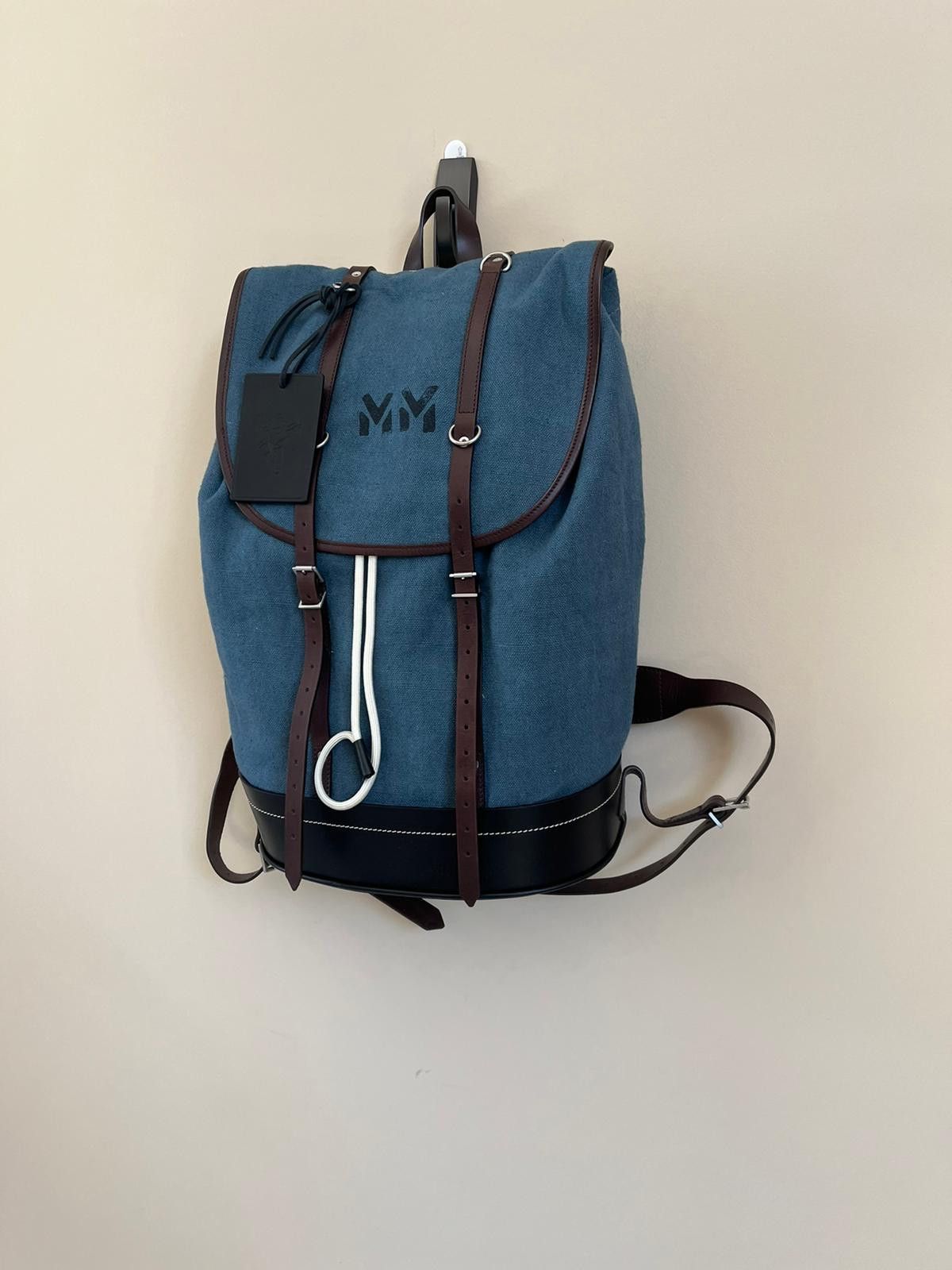 Maison Margiela Backpack in Blue Size ONE SIZE - 5 Thumbnail