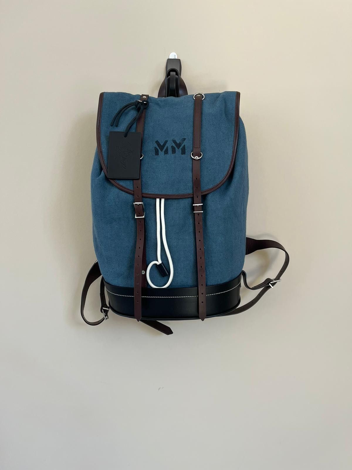 Maison Margiela Backpack in Blue Size ONE SIZE - 2 Thumbnail