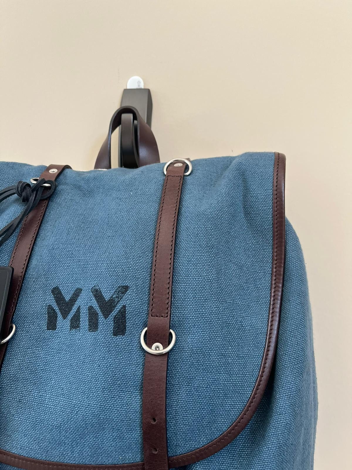 Maison Margiela Backpack in Blue Size ONE SIZE - 9 Thumbnail