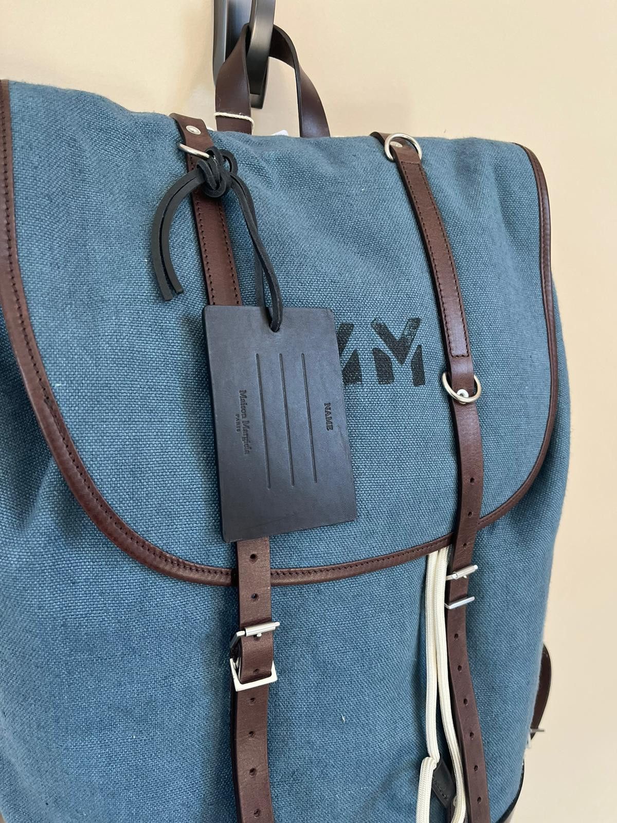Maison Margiela Backpack in Blue Size ONE SIZE - 19 Thumbnail