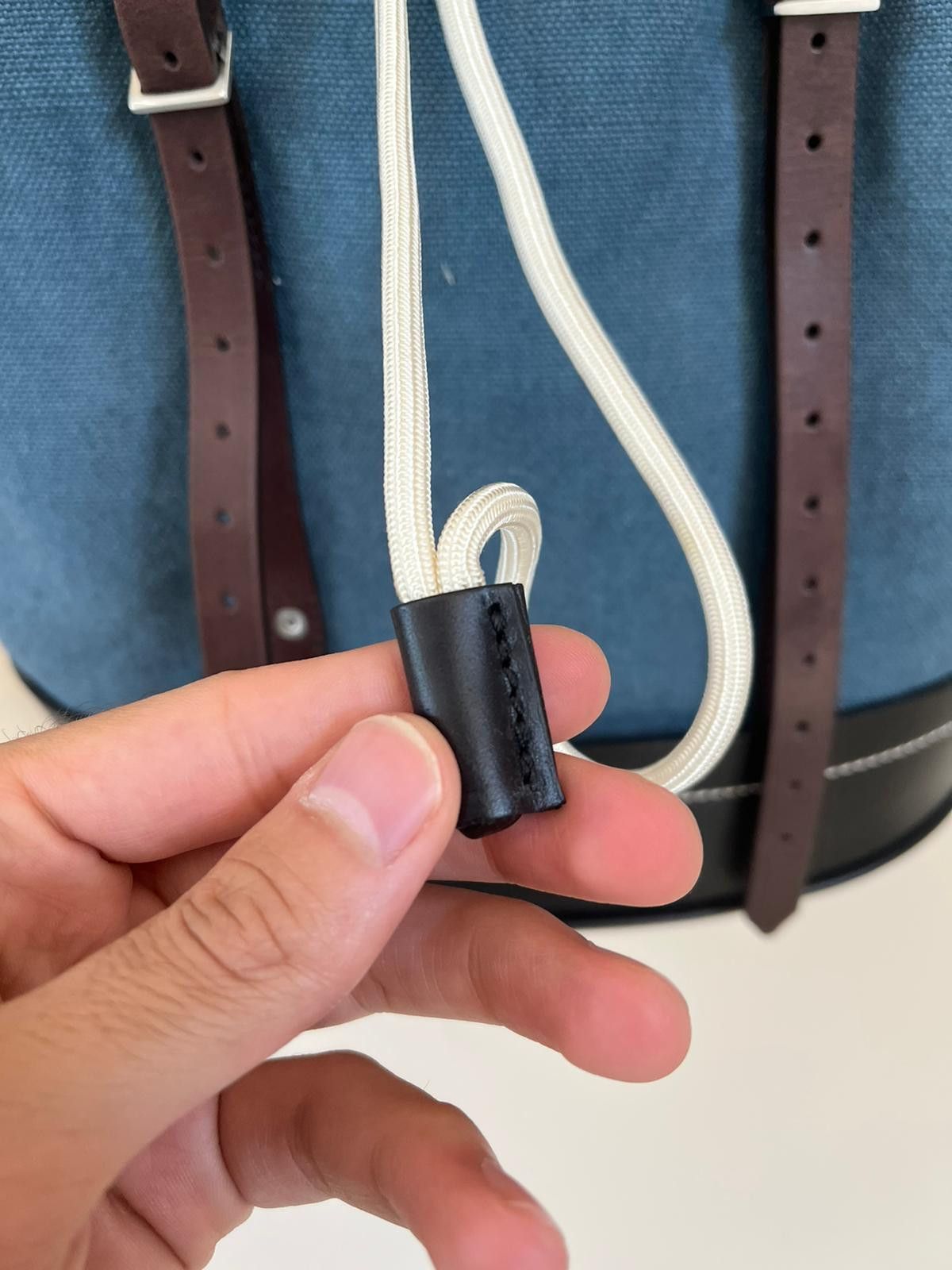 Maison Margiela Backpack in Blue Size ONE SIZE - 6 Thumbnail