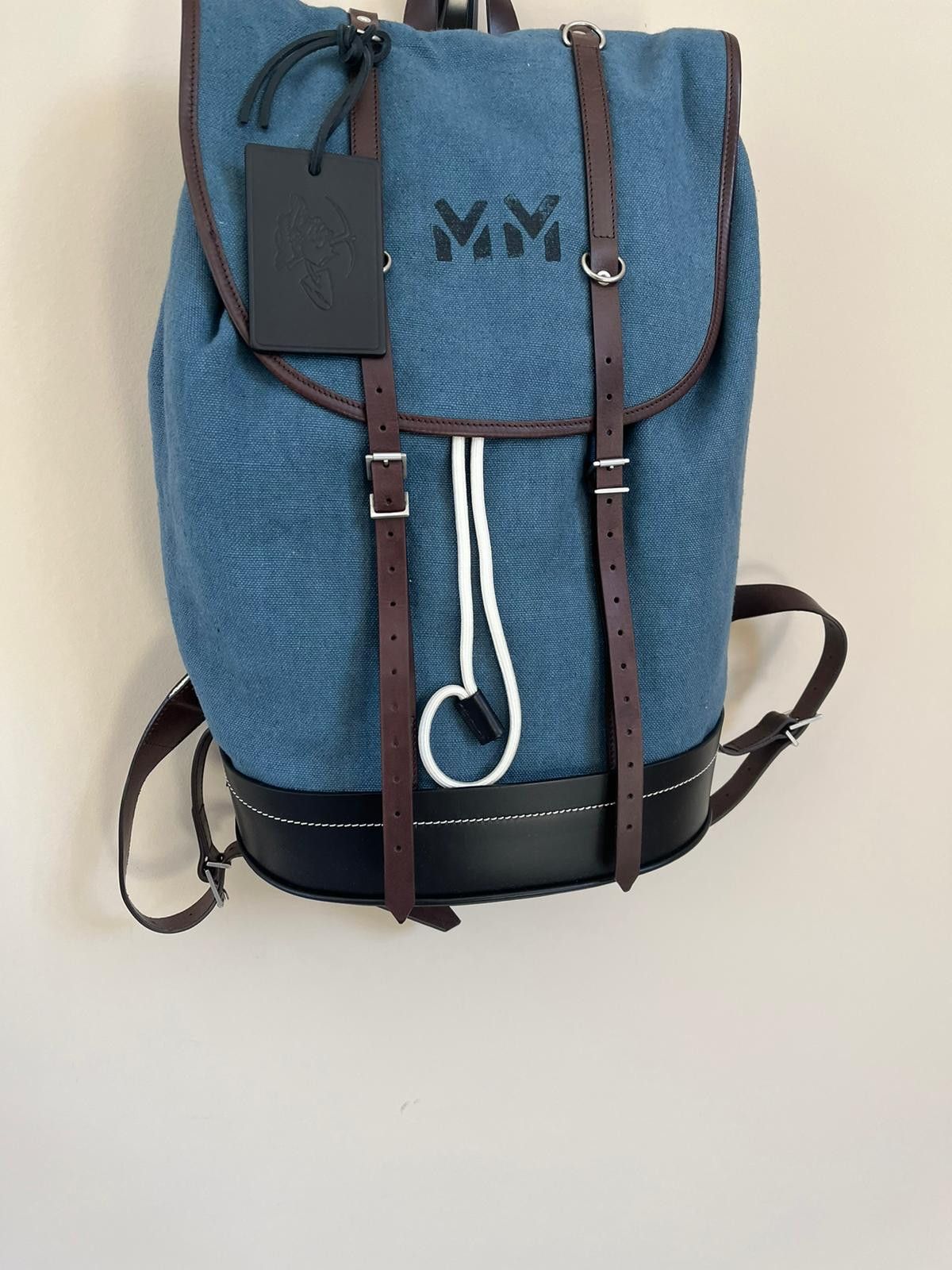 Maison Margiela Backpack in Blue Size ONE SIZE - 3 Thumbnail