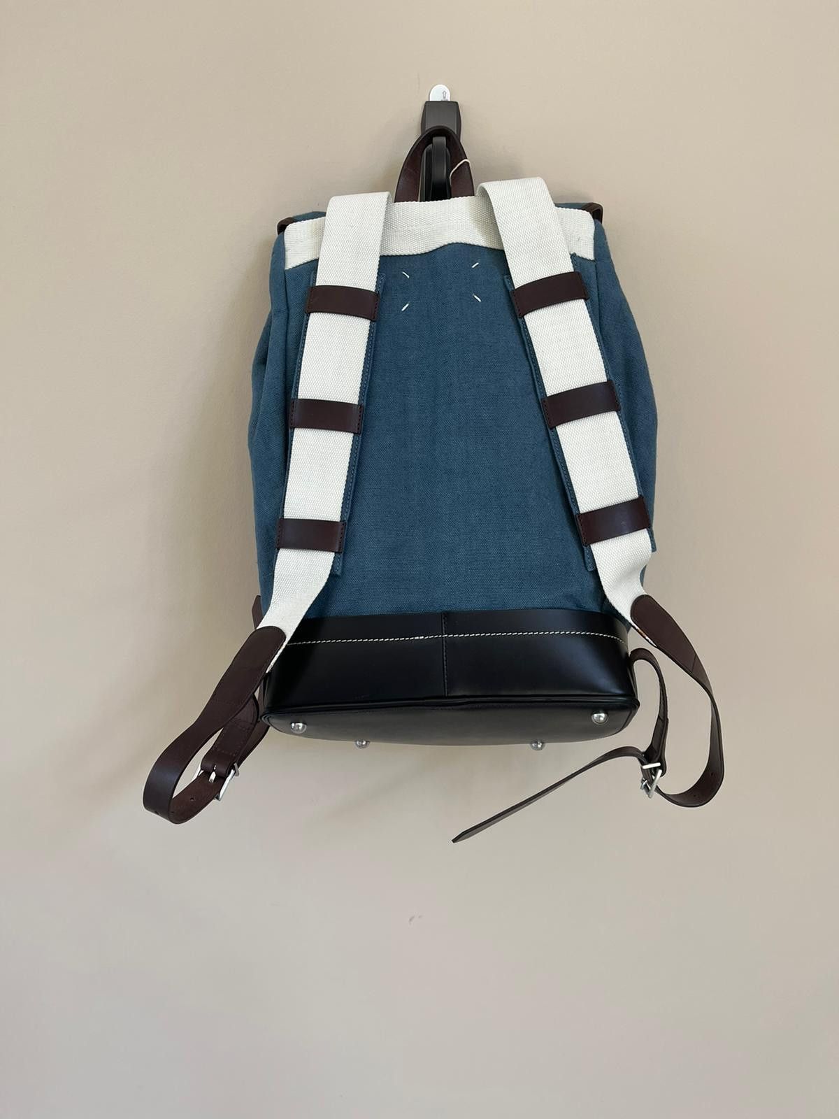 Maison Margiela Backpack in Blue Size ONE SIZE - 16 Thumbnail