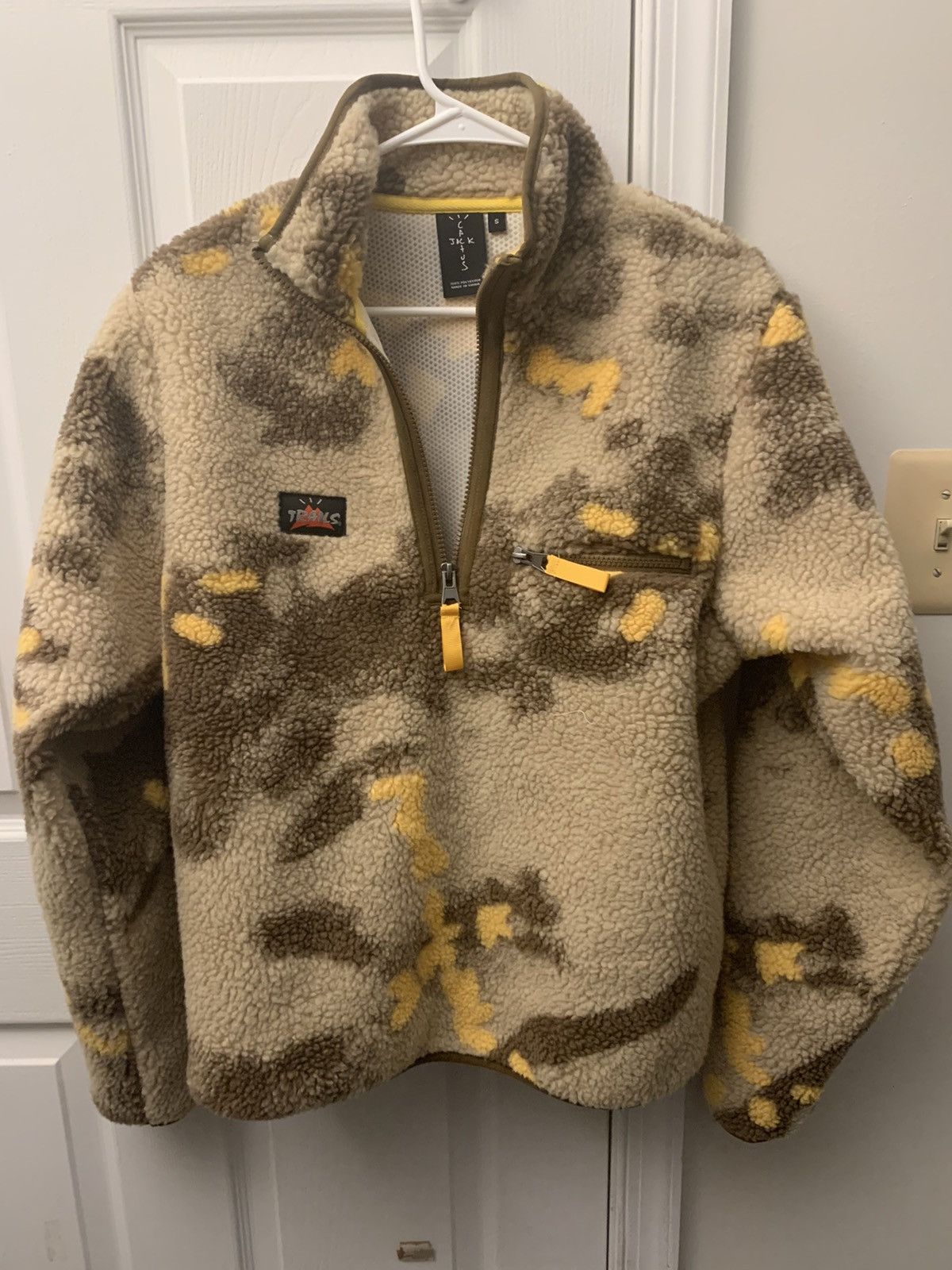 Travis Scott Cactus Trails Tri-Color Full-Zip Sherpa Jacket