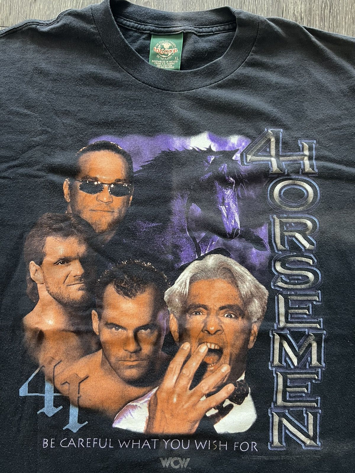 Vintage RARE WCW 4 HORSEMAN MERCH | Grailed