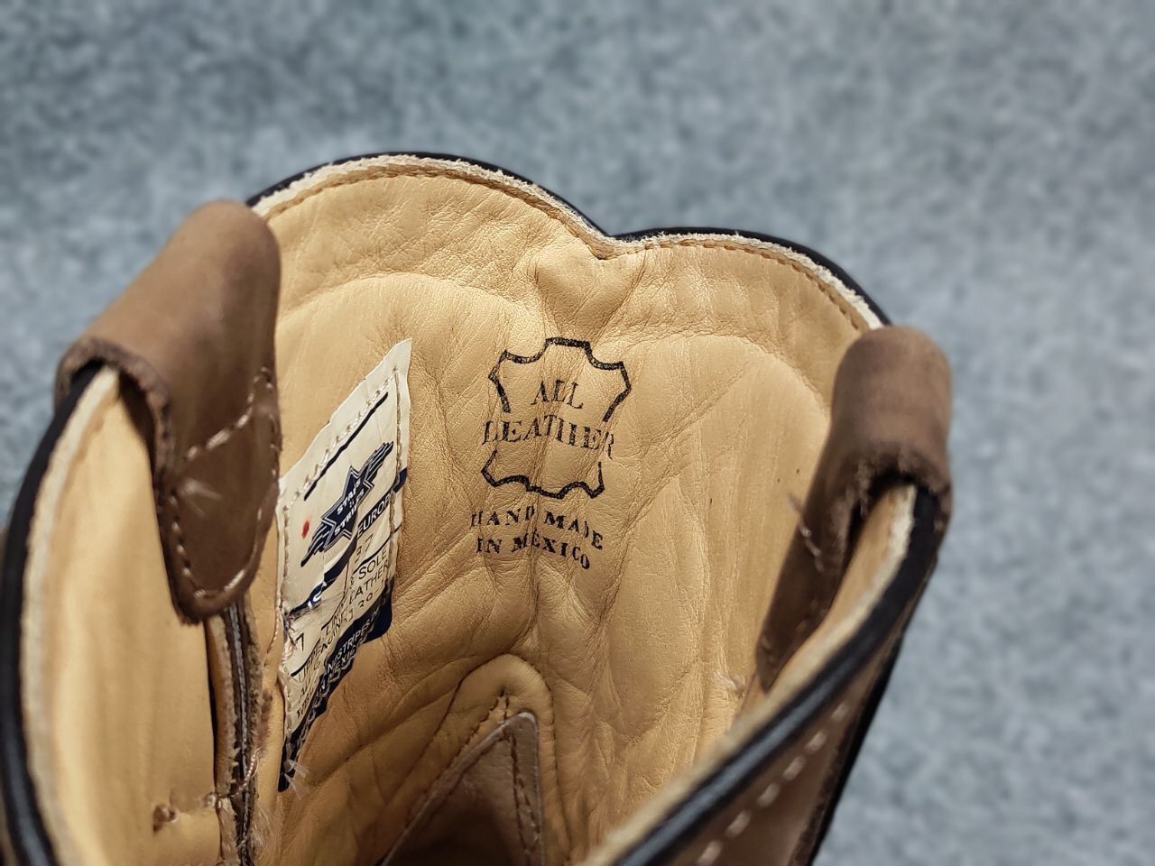 Stars & Stripes Stars & Stripes Western cowboy Leather Brown Ankle W's Boots Size US 7 / IT 37 - 17 Thumbnail