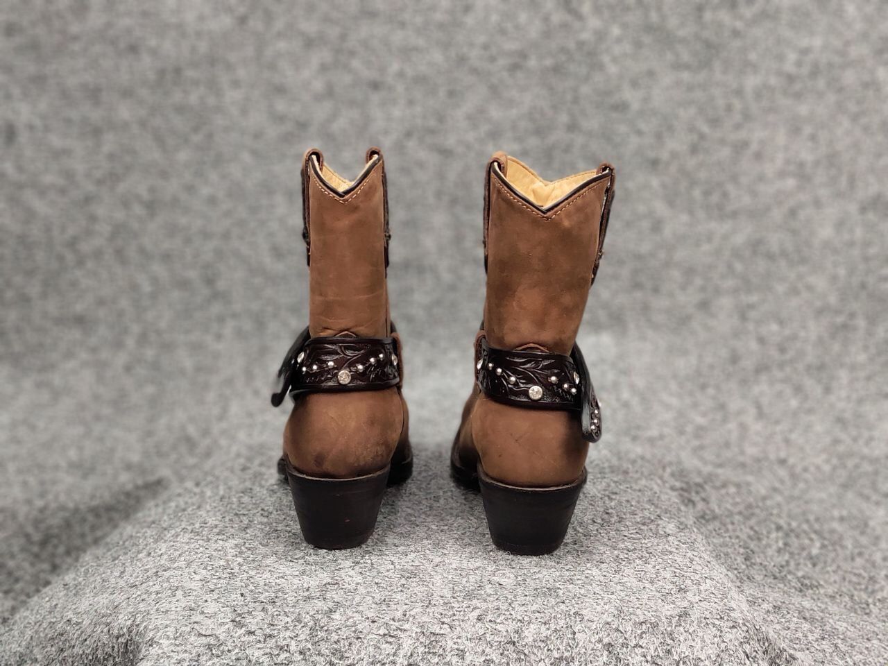 Stars & Stripes Stars & Stripes Western cowboy Leather Brown Ankle W's Boots Size US 7 / IT 37 - 20 Thumbnail