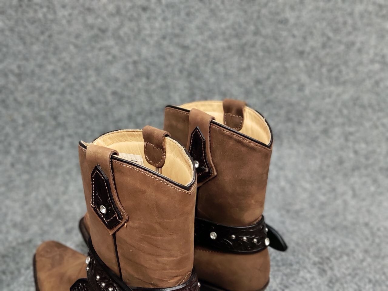 Stars & Stripes Stars & Stripes Western cowboy Leather Brown Ankle W's Boots Size US 7 / IT 37 - 21 Thumbnail