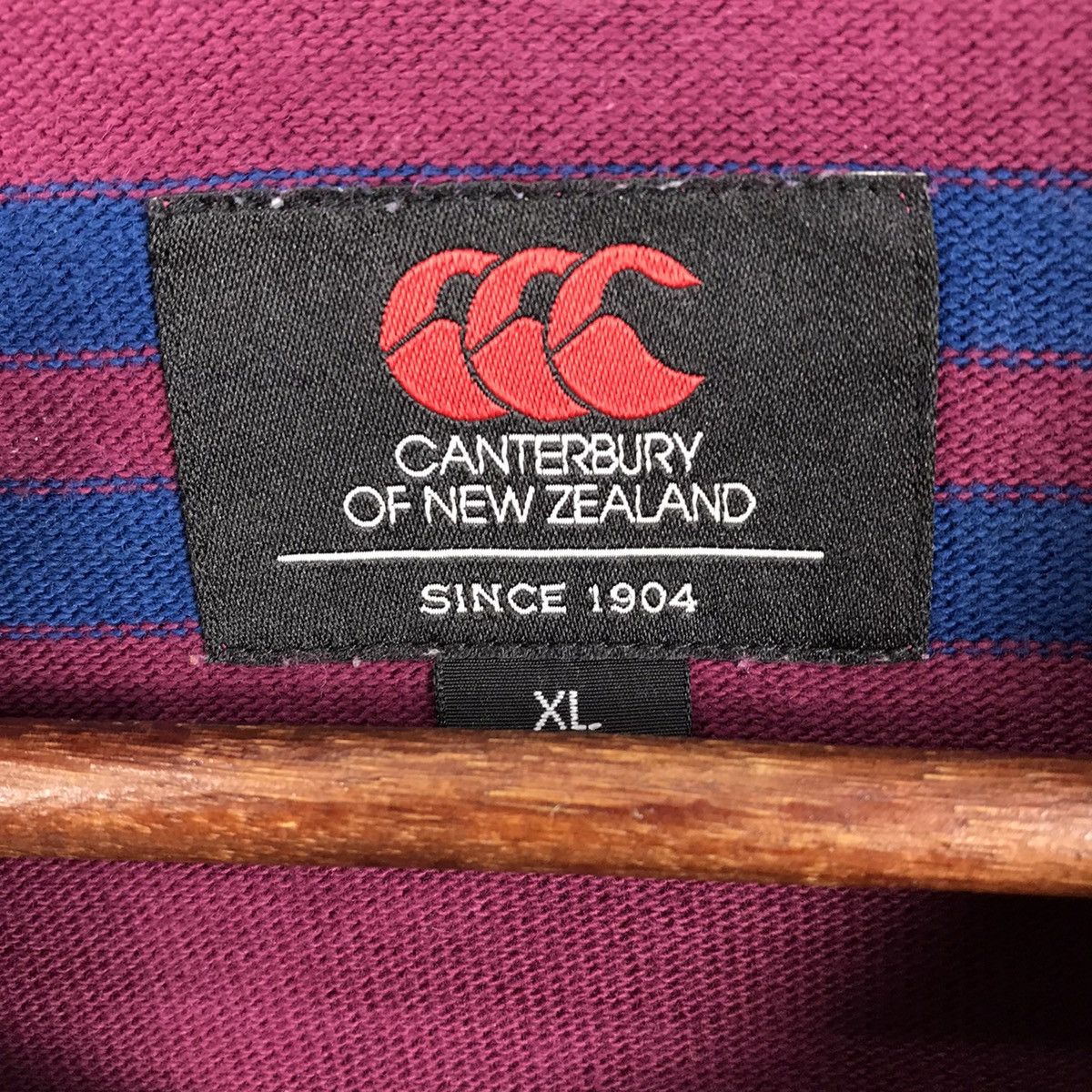 Canterbury of New Zealand Canterbury Of New Zealand Long Sleeve Stripe Polo Shirt Size US XL / EU 56 / 4 - 4 Thumbnail