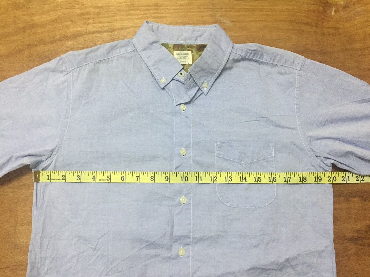 Japanese Brand Back Number Half Camo Button Down Shirt Size US M / EU 48-50 / 2 - 7 Thumbnail