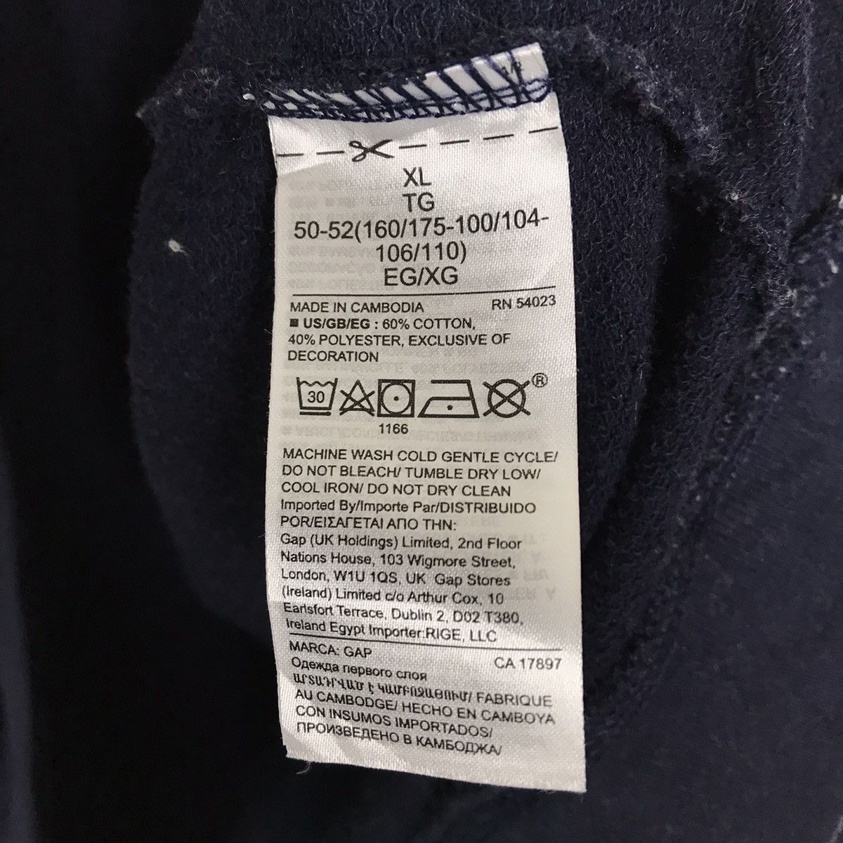 Gap × Vintage Vintage GAP Crewneck Sweatshirt Big Logo Size XL / US 12-14 / IT 48-50 - 6 Thumbnail
