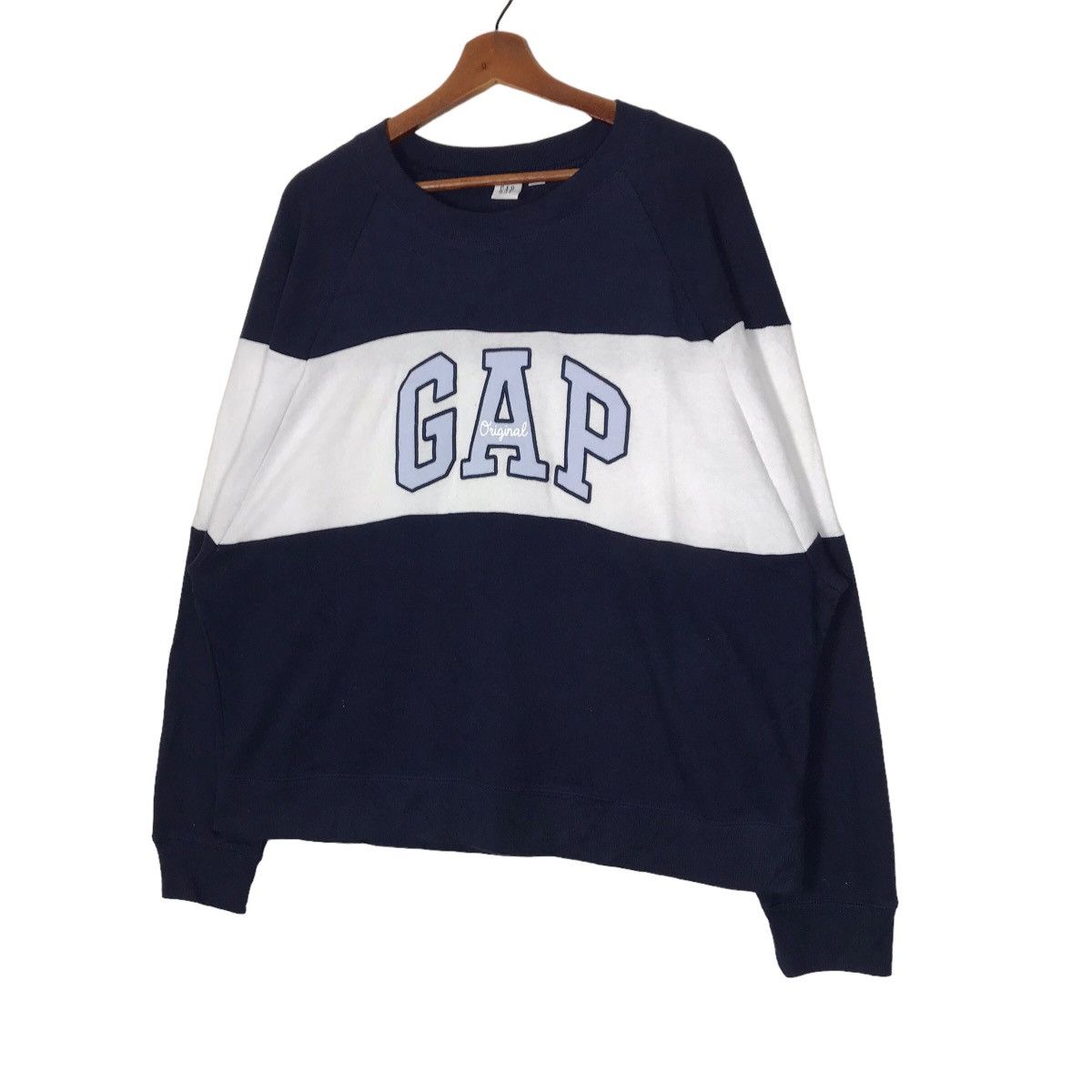 Gap × Vintage Vintage GAP Crewneck Sweatshirt Big Logo Size XL / US 12-14 / IT 48-50 - 3 Thumbnail