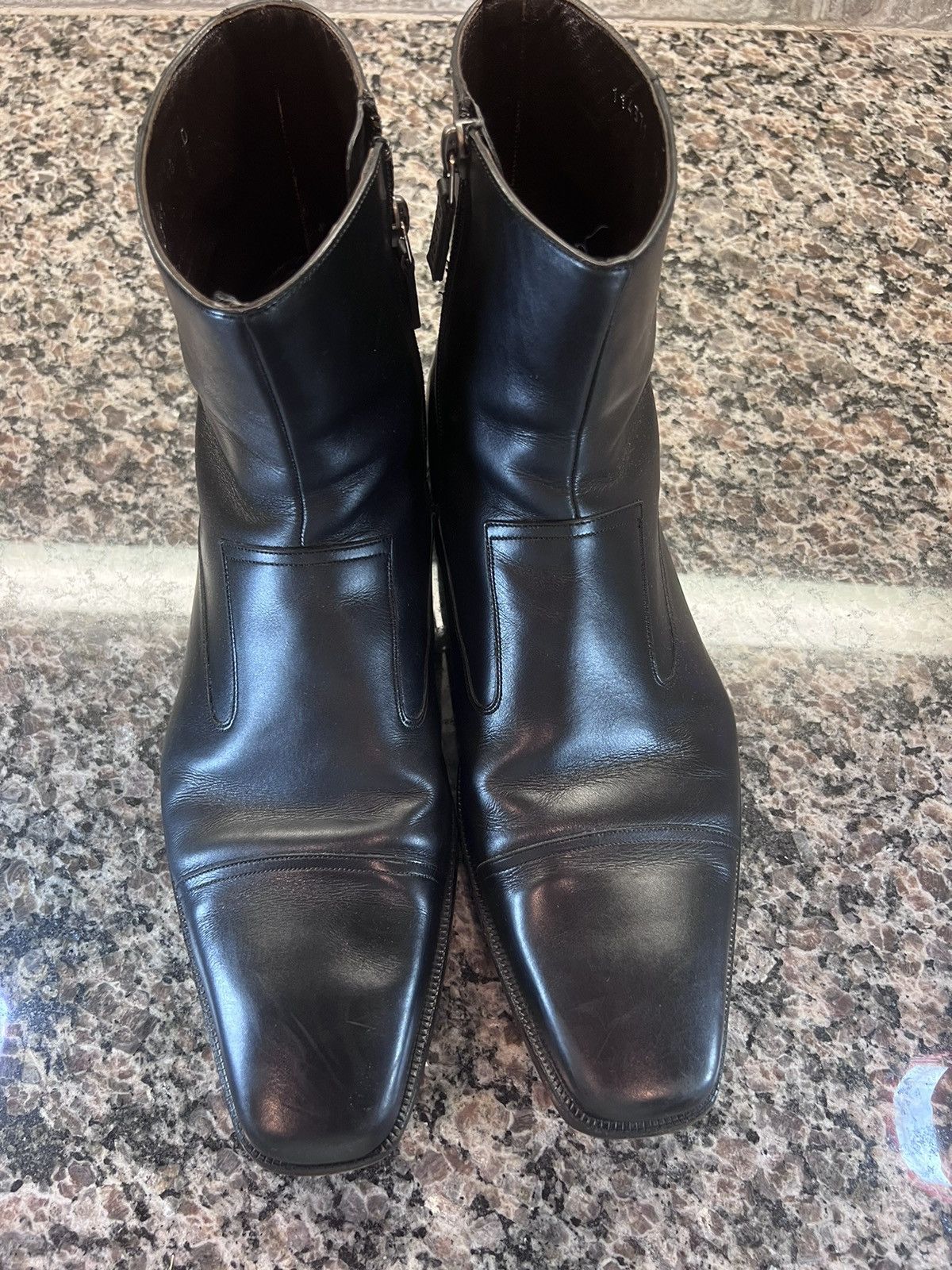 Gucci Gucci Leather Zip Boots Size US 10 / EU 43 - 5 Thumbnail