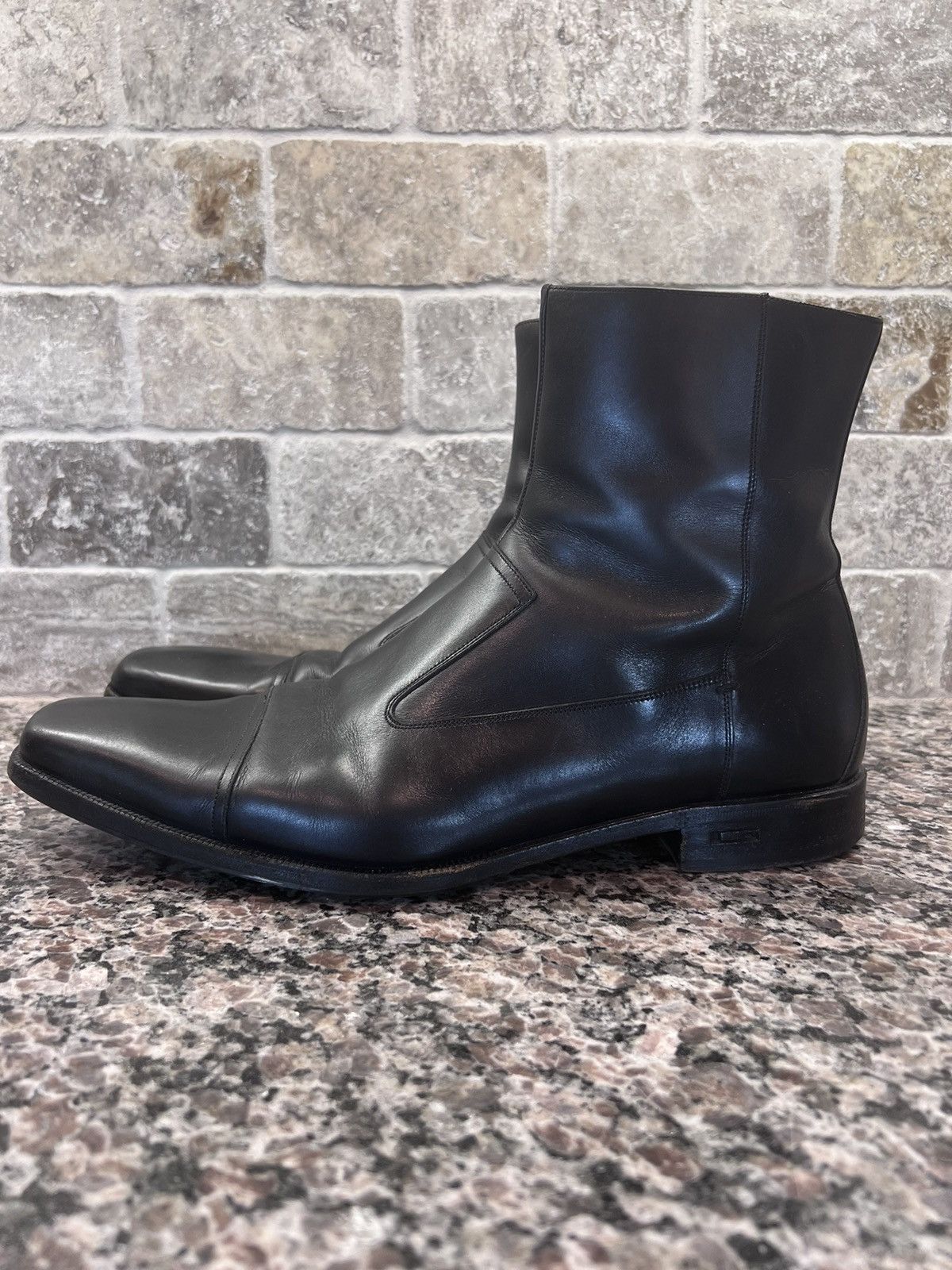Gucci Gucci Leather Zip Boots Size US 10 / EU 43 - 1 Thumbnail