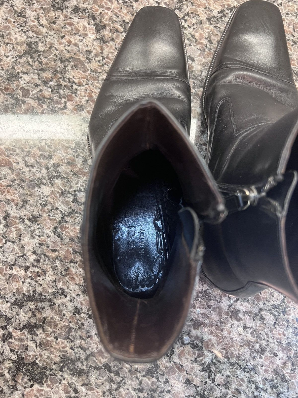 Gucci Gucci Leather Zip Boots Size US 10 / EU 43 - 7 Thumbnail