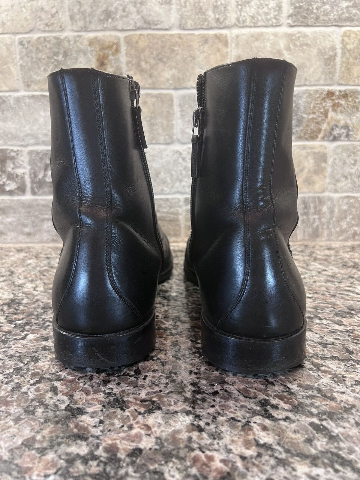 Gucci Gucci Leather Zip Boots Size US 10 / EU 43 - 2 Thumbnail