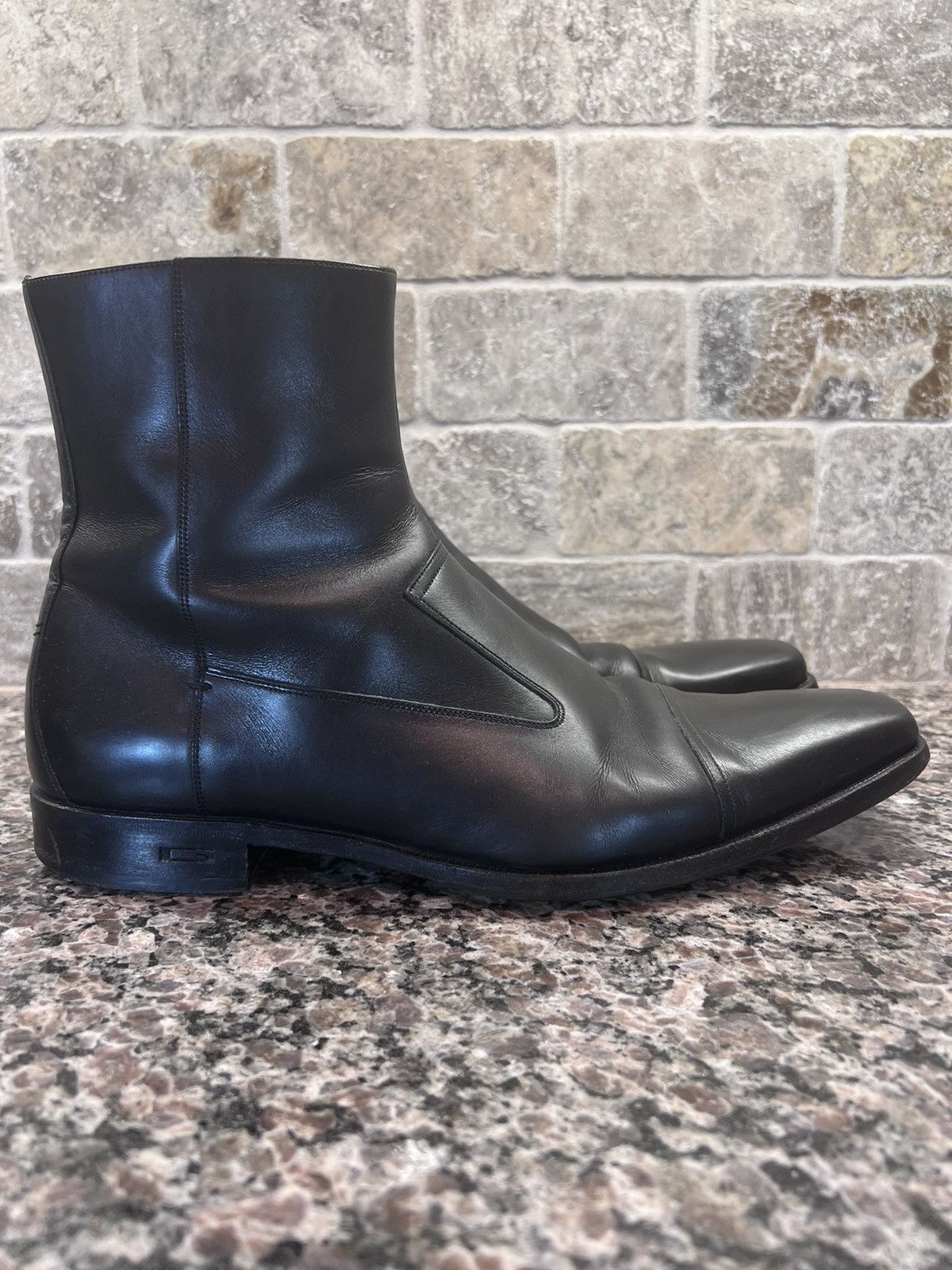Gucci Gucci Leather Zip Boots Size US 10 / EU 43 - 3 Thumbnail