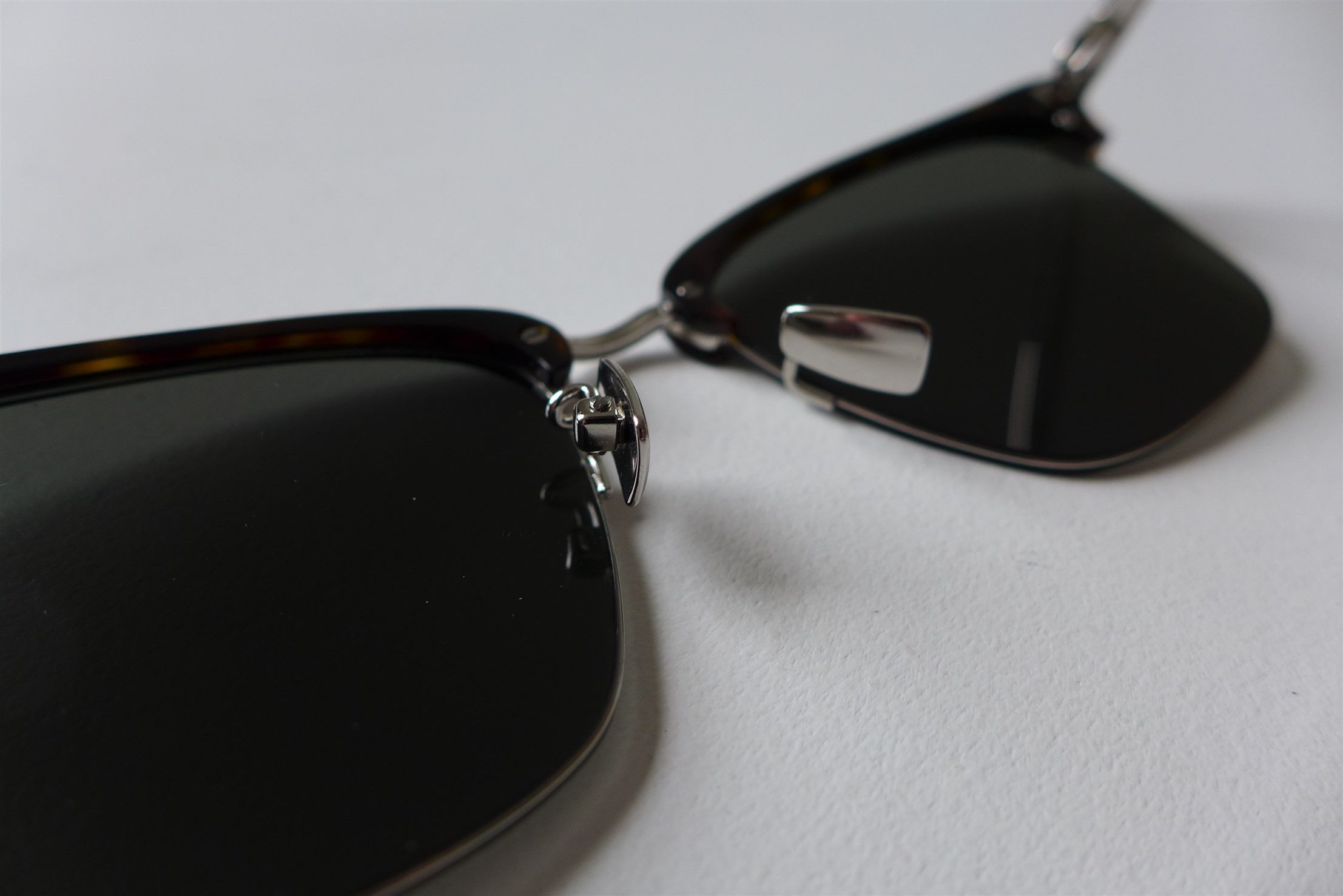 Saint Laurent Paris Saint Laurent SL 340 Half Rim Sunglasses - Tortoise Silver Size ONE SIZE - 10 Thumbnail
