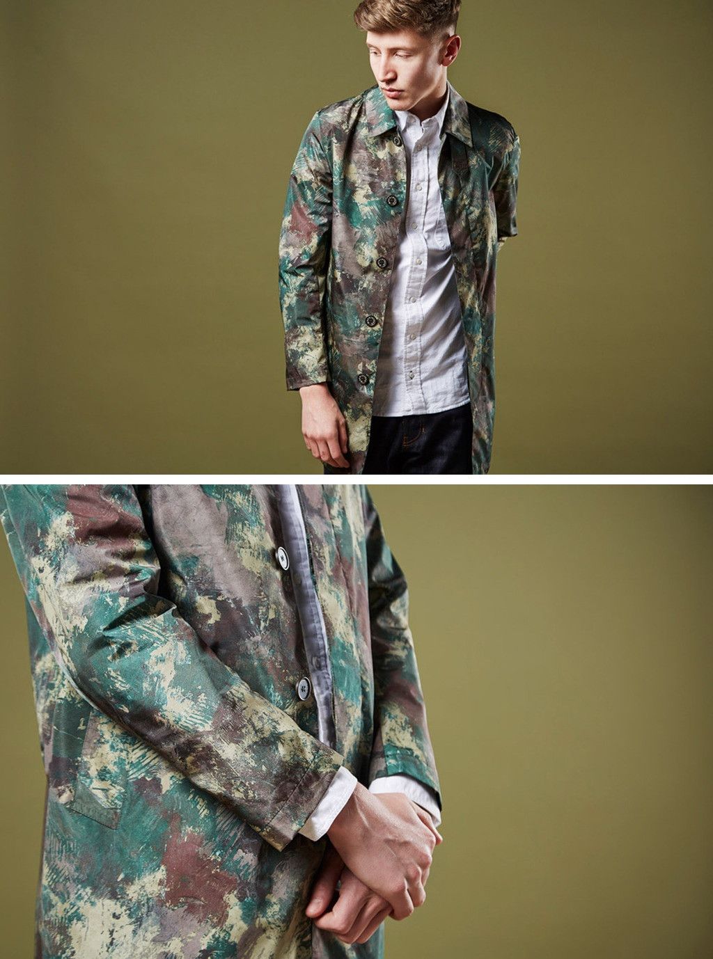 Mackintosh Mackintosh GM-002B Camouflage Print Rain Coat Size US S / EU 44-46 / 1 - 7 Thumbnail