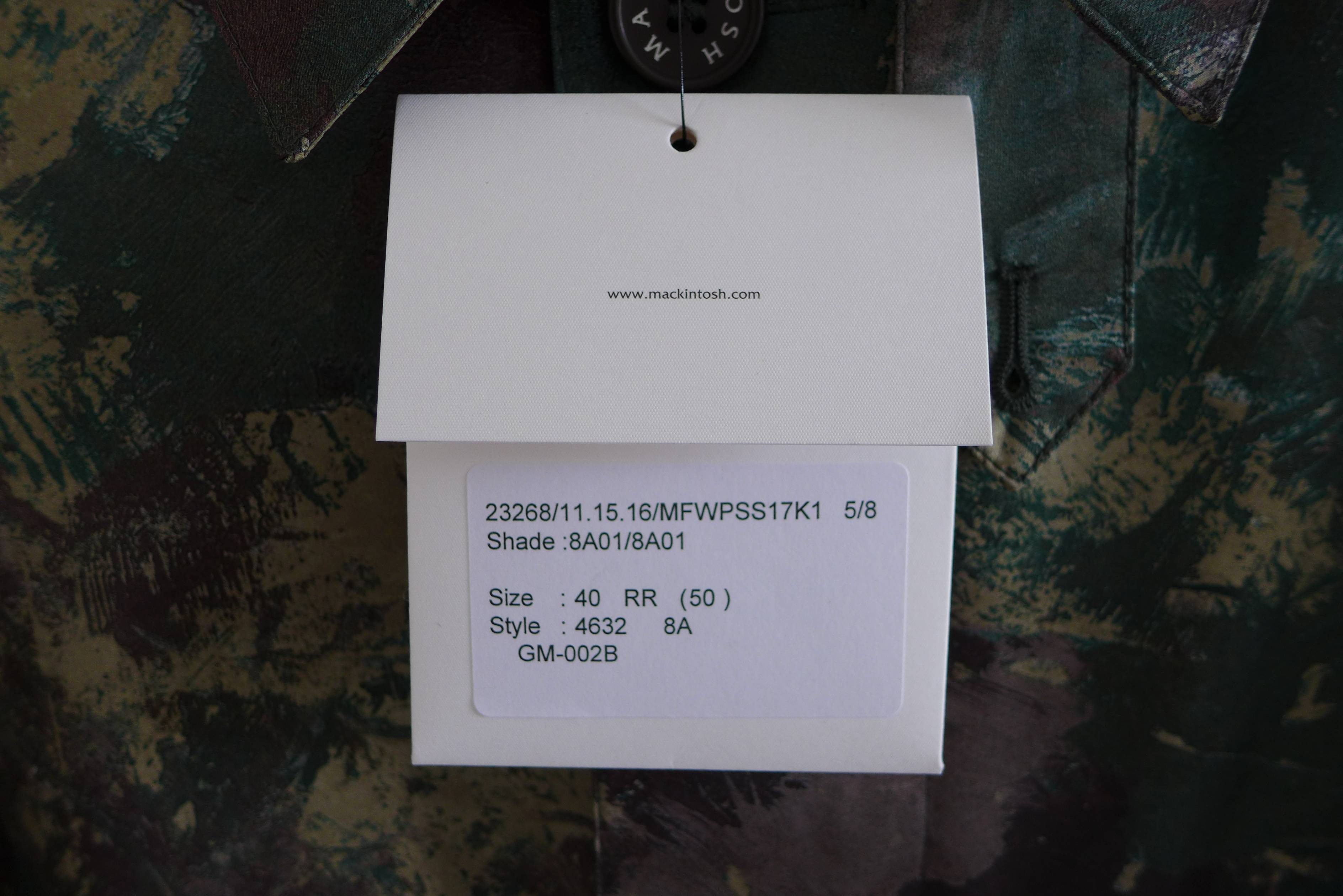 Mackintosh Mackintosh GM-002B Camouflage Print Rain Coat Size US M / EU 48-50 / 2 - 12 Thumbnail