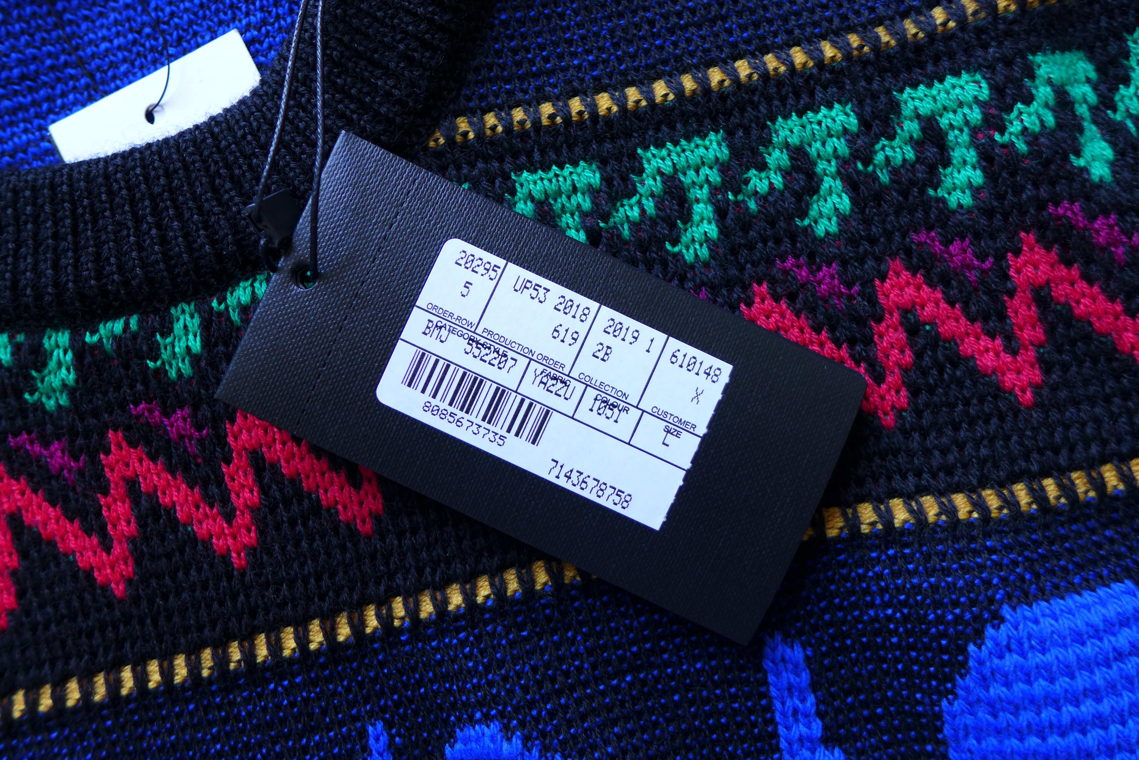 Saint Laurent Paris Saint Laurent Spider Jacquard Sweater Size US L / EU 52-54 / 3 - 14 Thumbnail