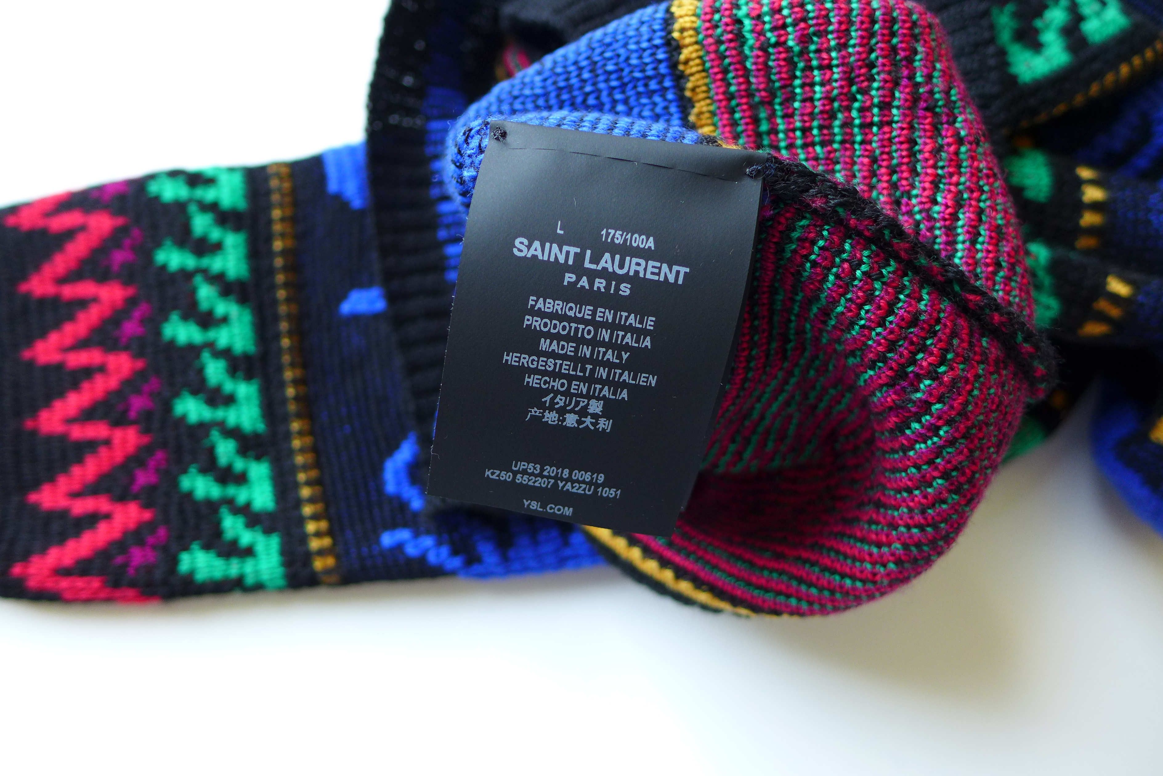 Saint Laurent Paris Saint Laurent Spider Jacquard Sweater Size US L / EU 52-54 / 3 - 16 Thumbnail