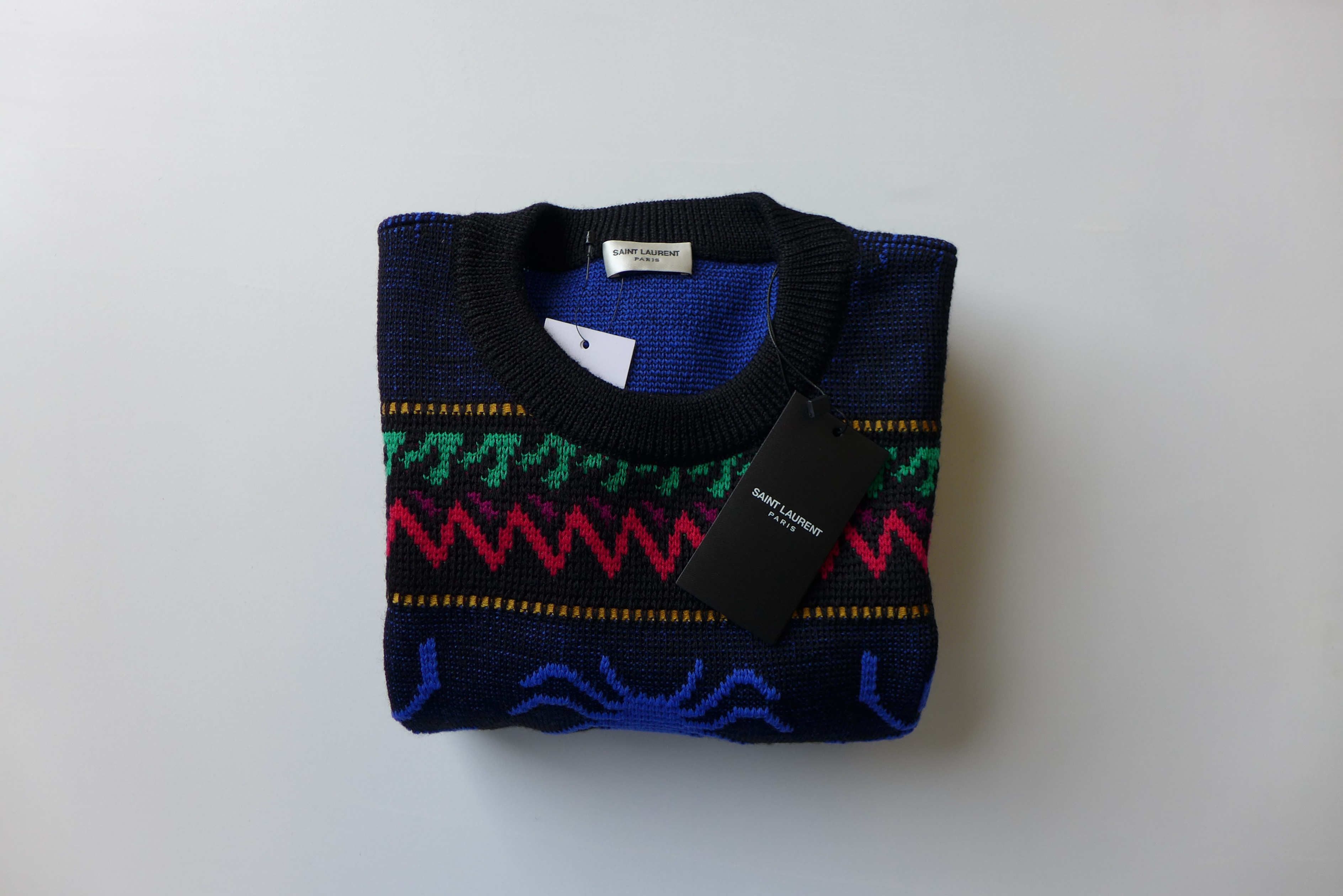 Saint Laurent Paris Saint Laurent Spider Jacquard Sweater Size US S / EU 44-46 / 1 - 10 Thumbnail