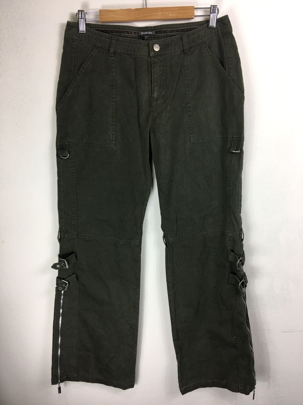 Japanese Brand Street One Parachute Bondage Cargo Tactical Trousers Pants Size US 32 / EU 48 - 3 Thumbnail