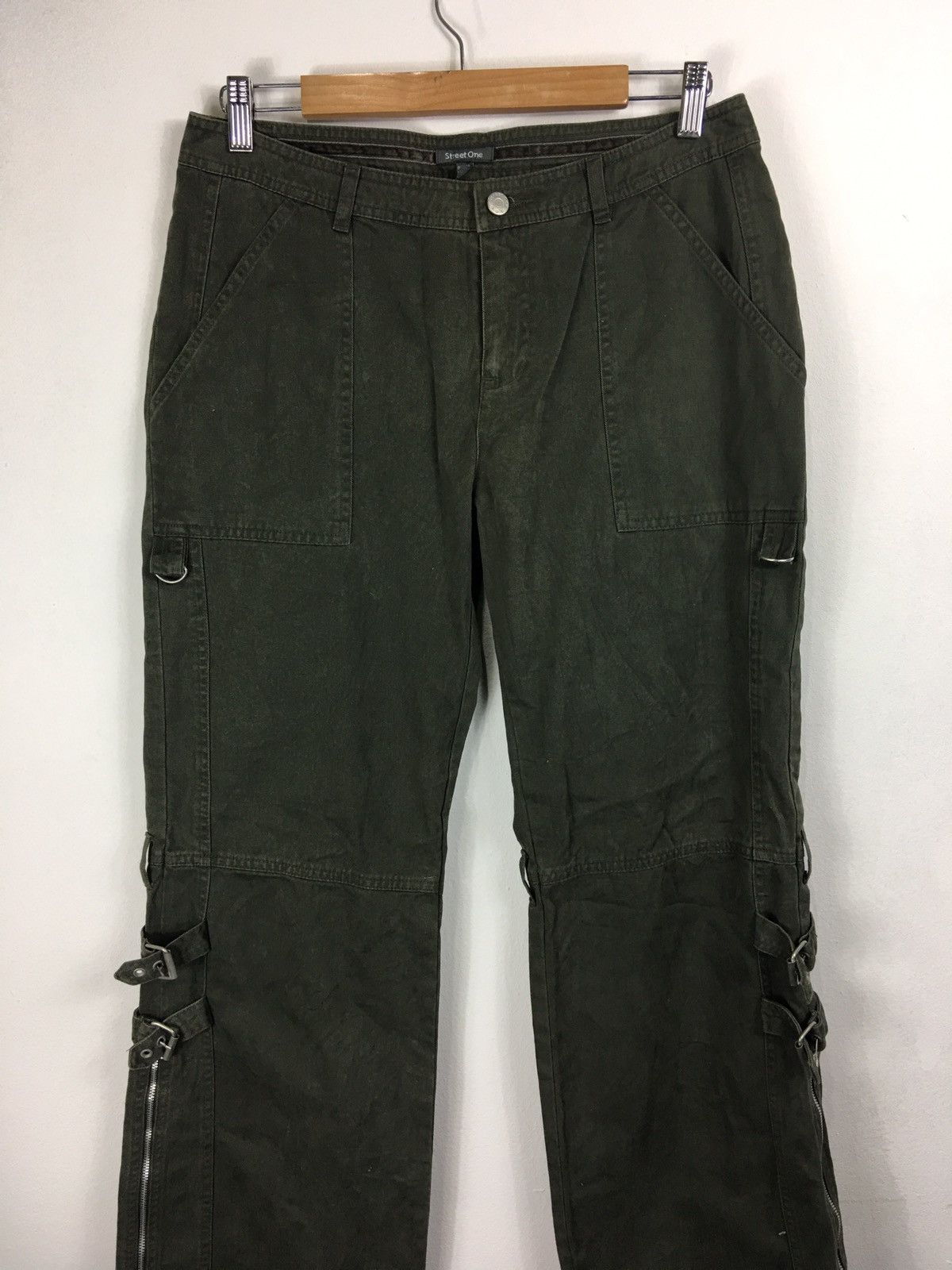 Japanese Brand Street One Parachute Bondage Cargo Tactical Trousers Pants Size US 32 / EU 48 - 5 Thumbnail
