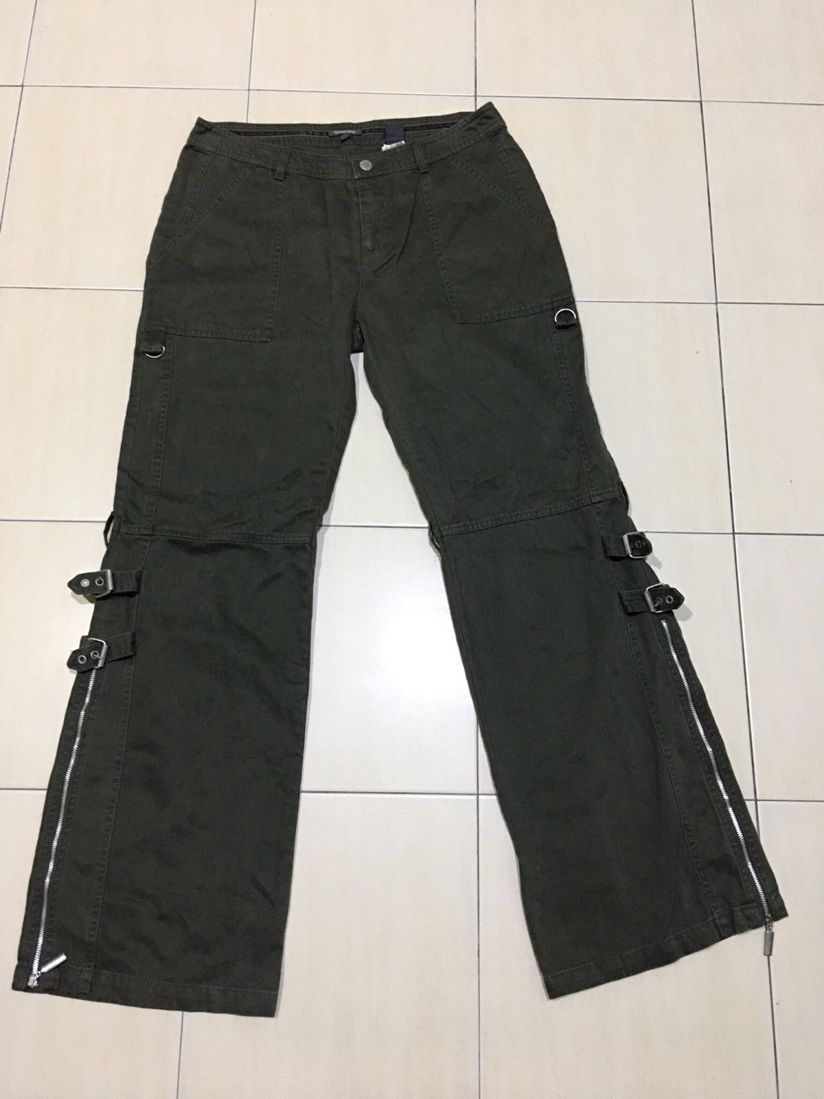 Japanese Brand Street One Parachute Bondage Cargo Tactical Trousers Pants Size US 32 / EU 48 - 7 Thumbnail