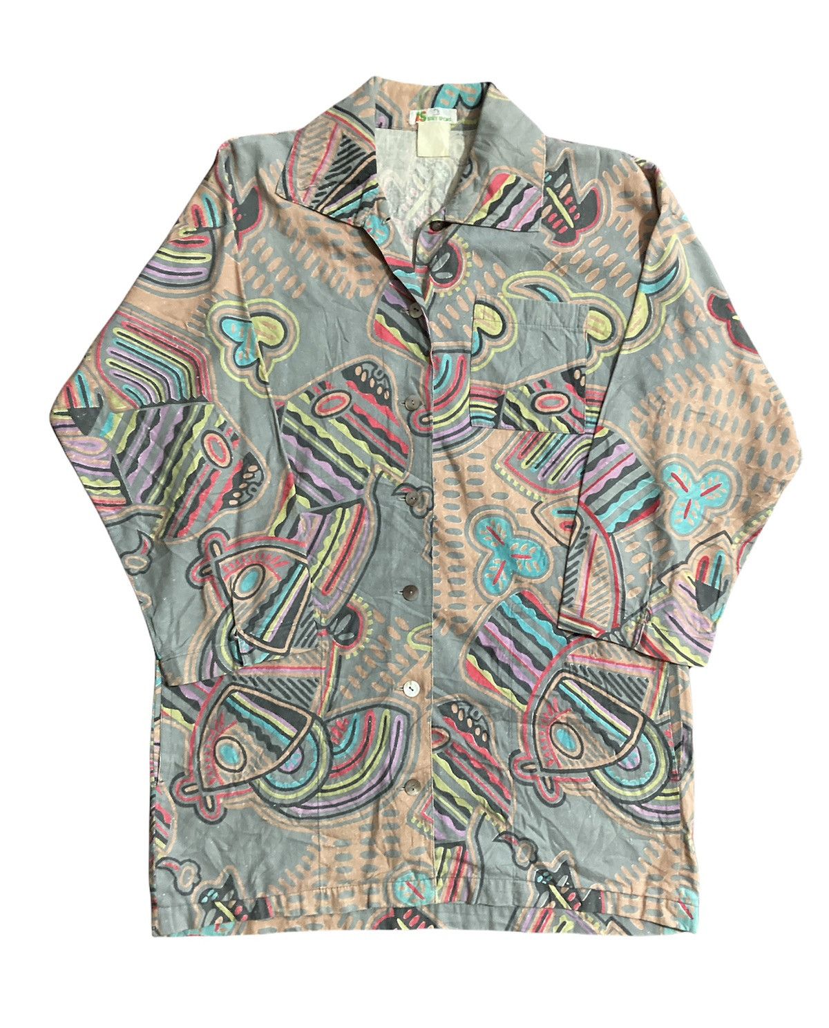 Issey Miyake Vintage Issey Sport Abstract Fish Painting Shirts Size M / US 6-8 / IT 42-44 - 1 Thumbnail