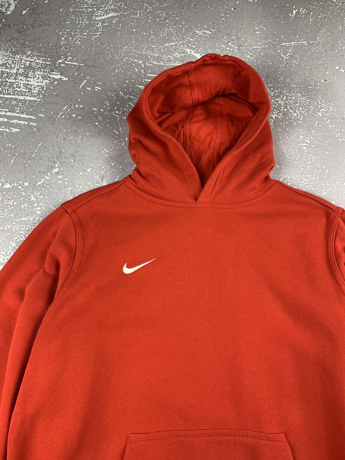Nike Vintage Nike Swoosh Red Hoodie Size S / US 4 / IT 40 - 2 Thumbnail