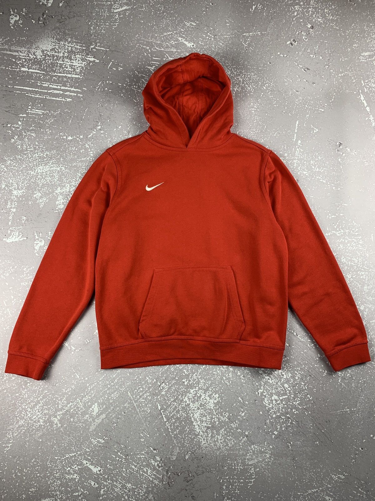 Nike Vintage Nike Swoosh Red Hoodie Size S / US 4 / IT 40 - 1 Thumbnail