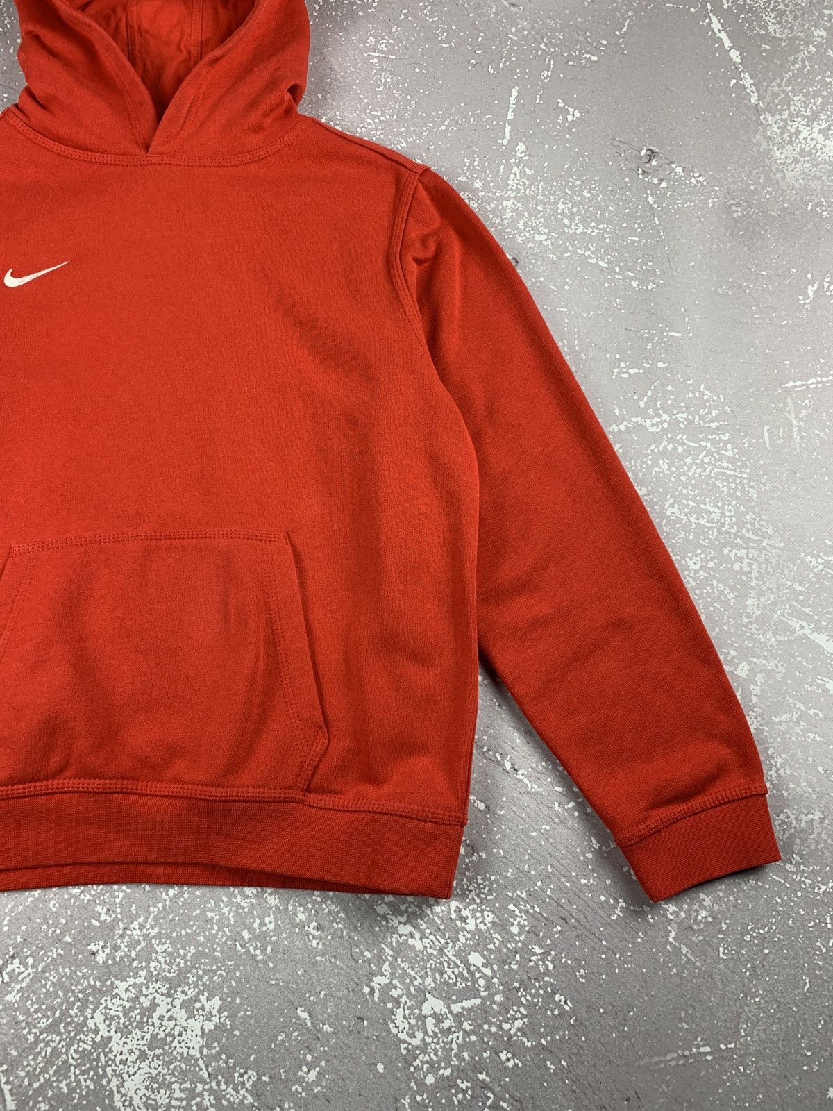 Nike Vintage Nike Swoosh Red Hoodie Size S / US 4 / IT 40 - 3 Thumbnail