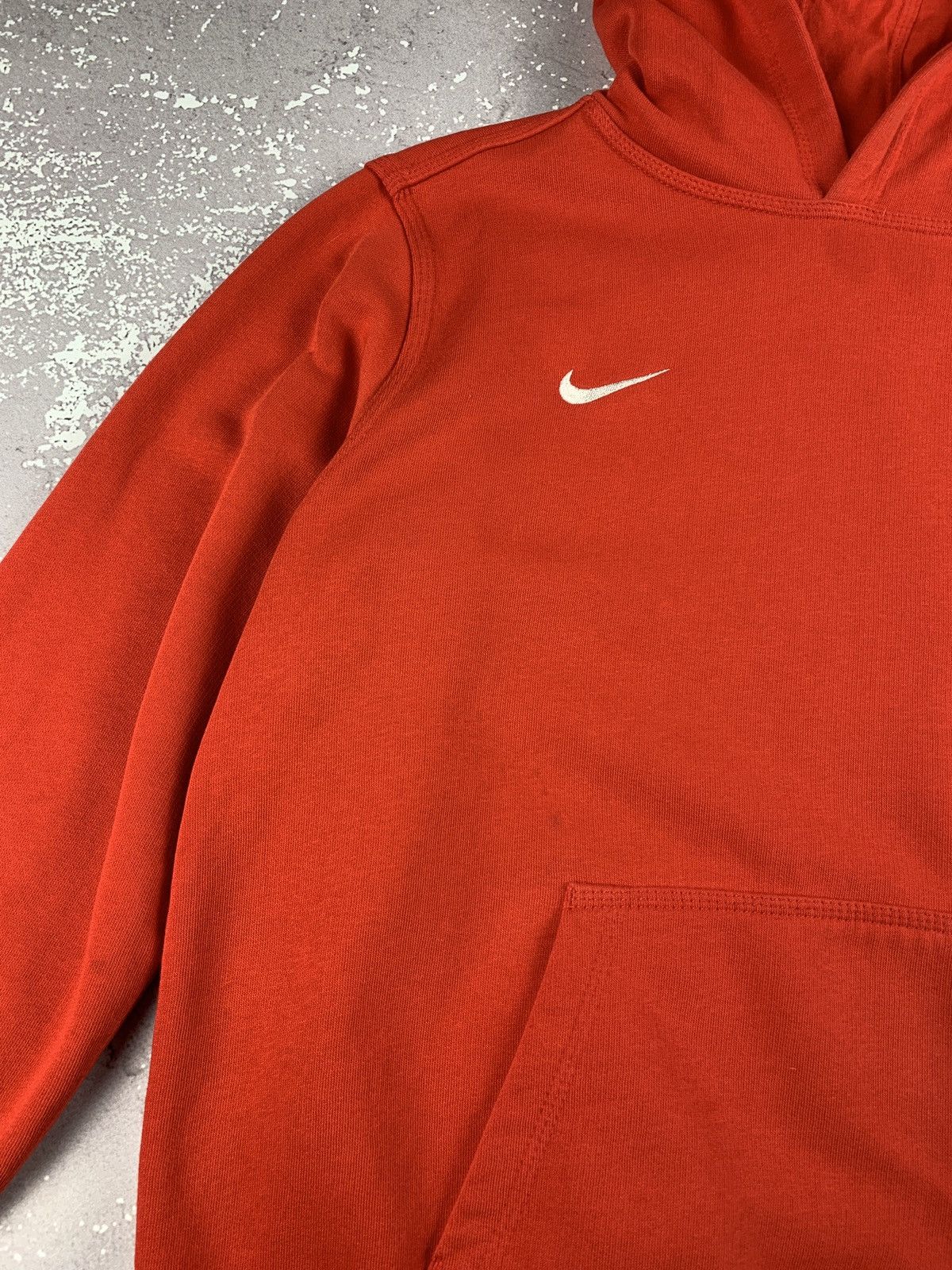 Nike Vintage Nike Swoosh Red Hoodie Size S / US 4 / IT 40 - 4 Thumbnail
