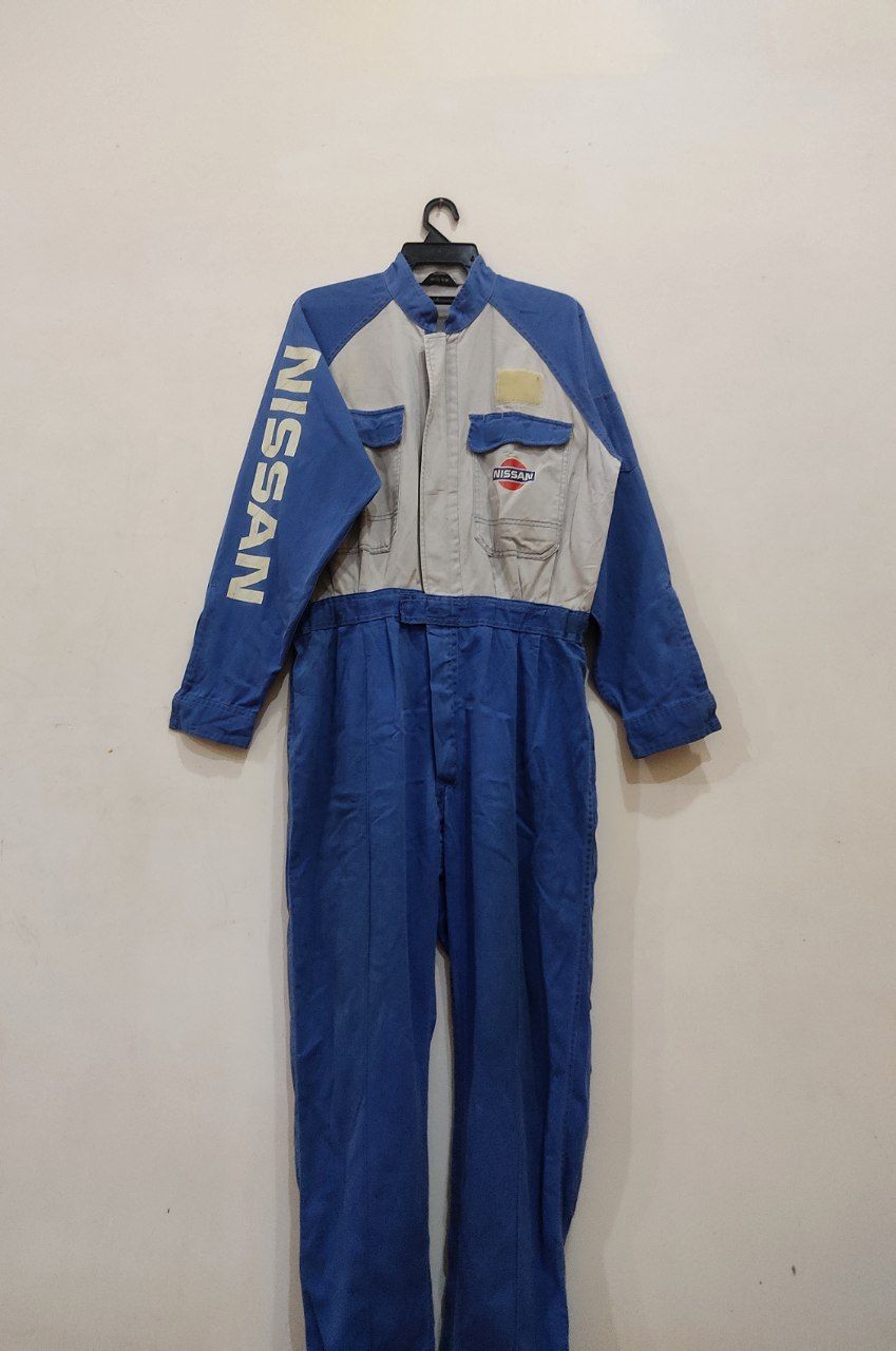 image of Racing x Vintage Nissan Technical Coverall in Blue, Men's (Size 2XL)