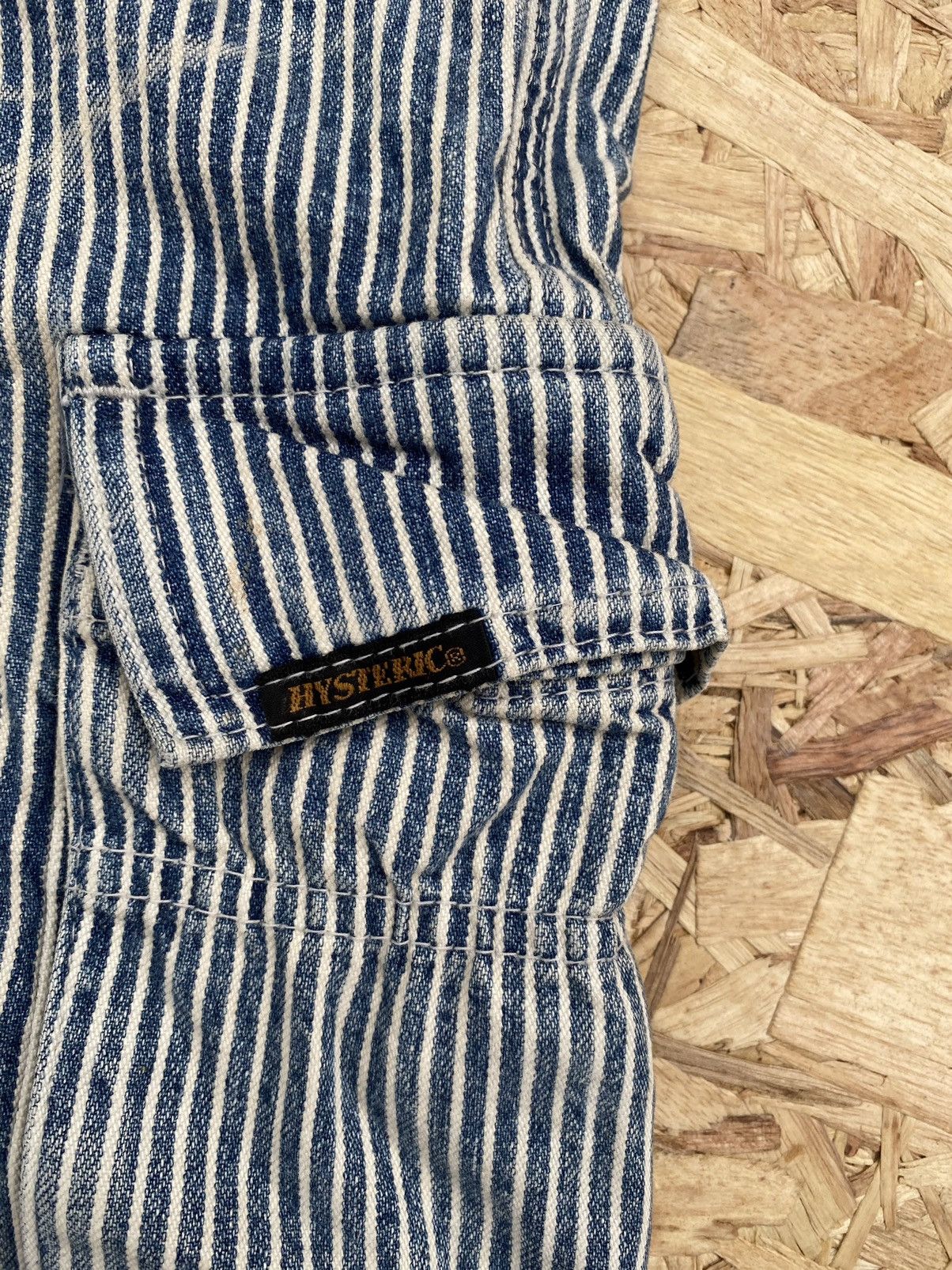 Hysteric Glamour Vintage Hysteric Glamour striped japanese trousers pants Size US 31 - 7 Thumbnail