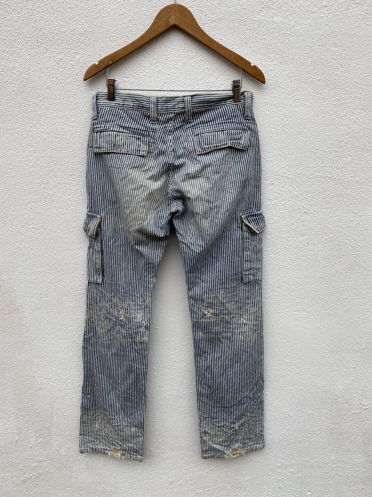 Hysteric Glamour Vintage Hysteric Glamour striped japanese trousers pants Size US 31 - 2 Thumbnail