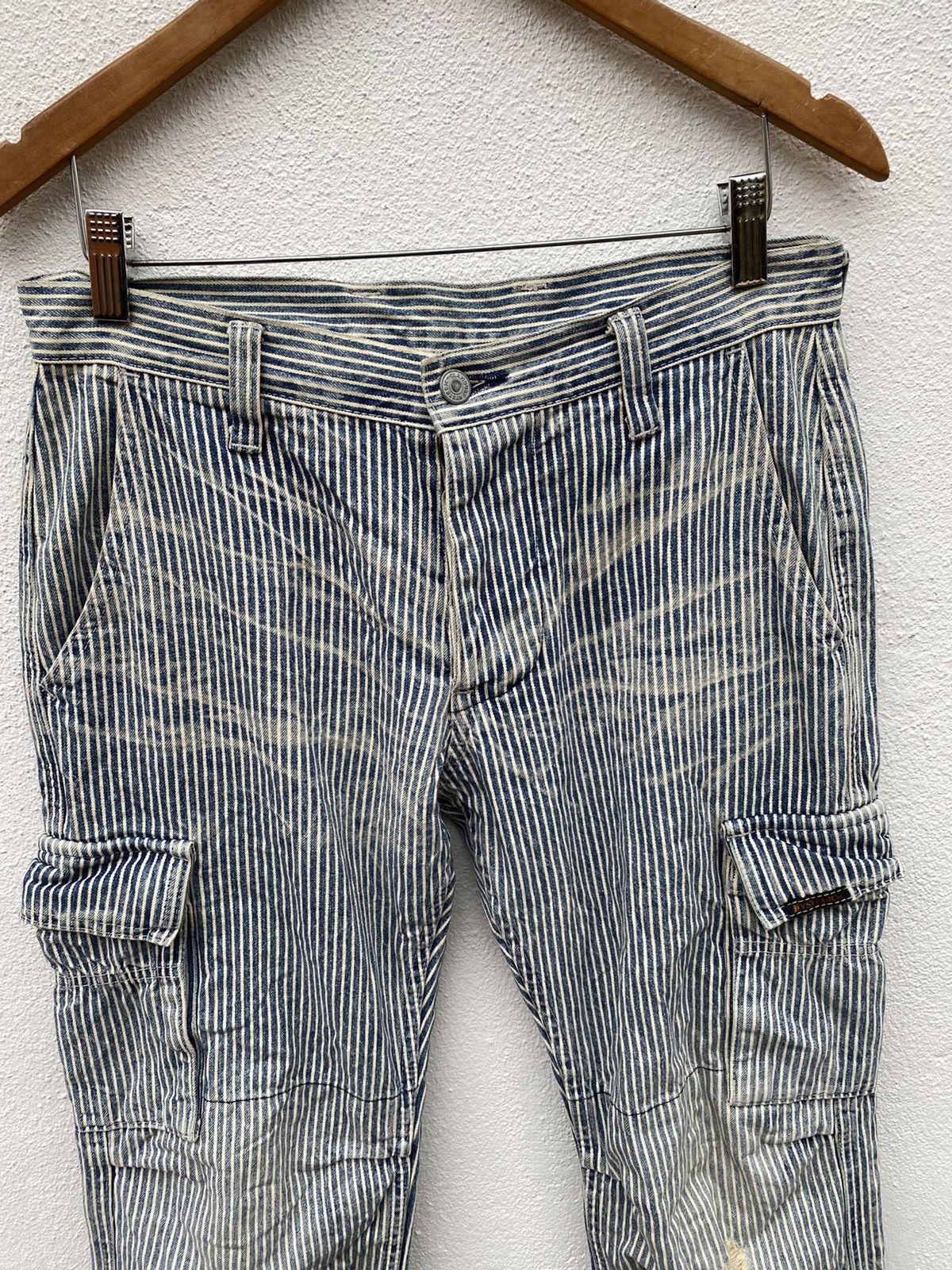 Hysteric Glamour Vintage Hysteric Glamour striped japanese trousers pants Size US 31 - 3 Thumbnail
