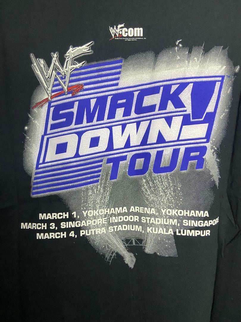 WWE × WWF 2002 Smackdown Tour Asia The Rock Size US L / EU 52-54 / 3 - 4 Thumbnail