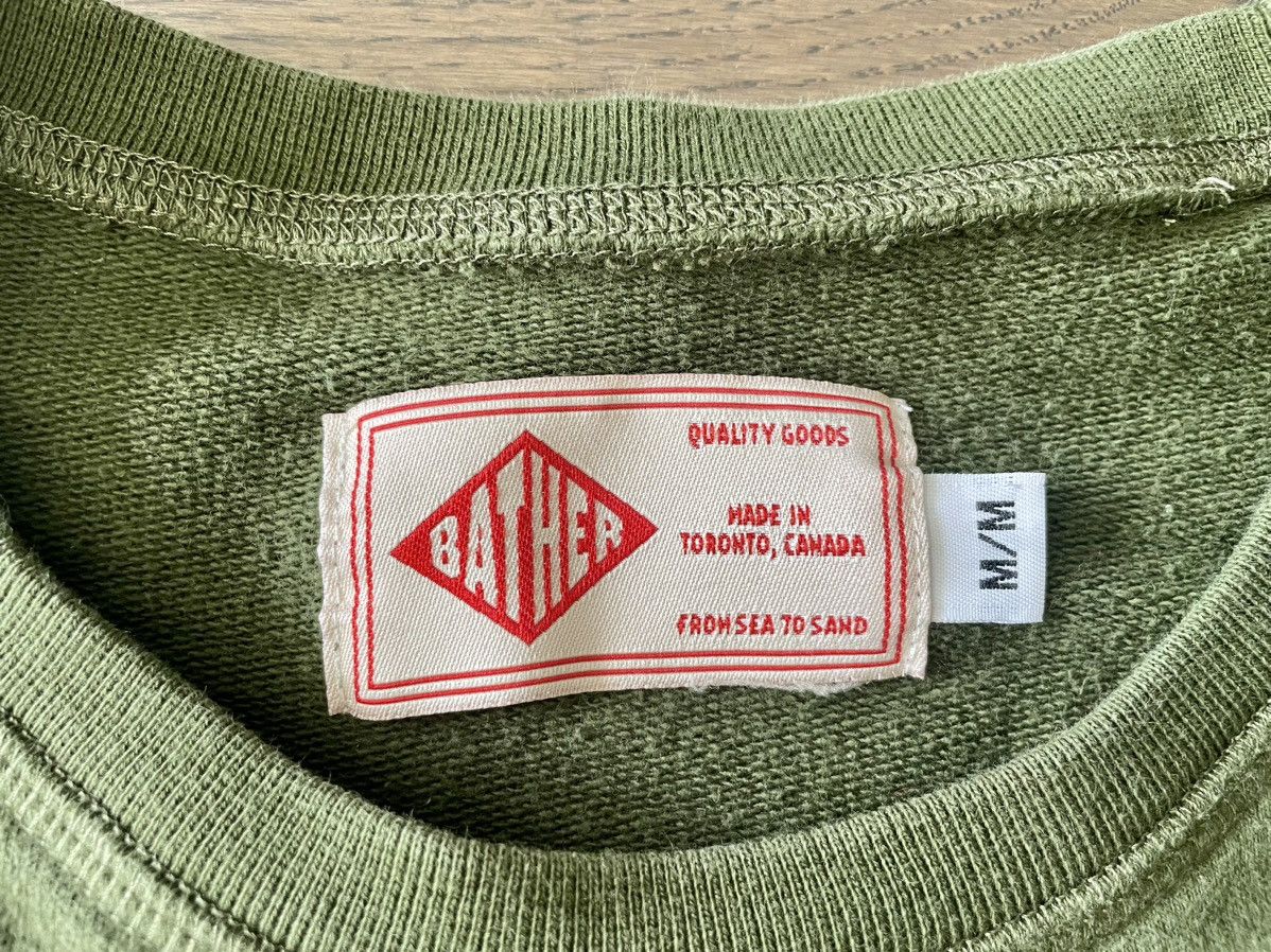 Bather Bather Green Crewneck Sweatshirt Size US M / EU 48-50 / 2 - 3 Thumbnail
