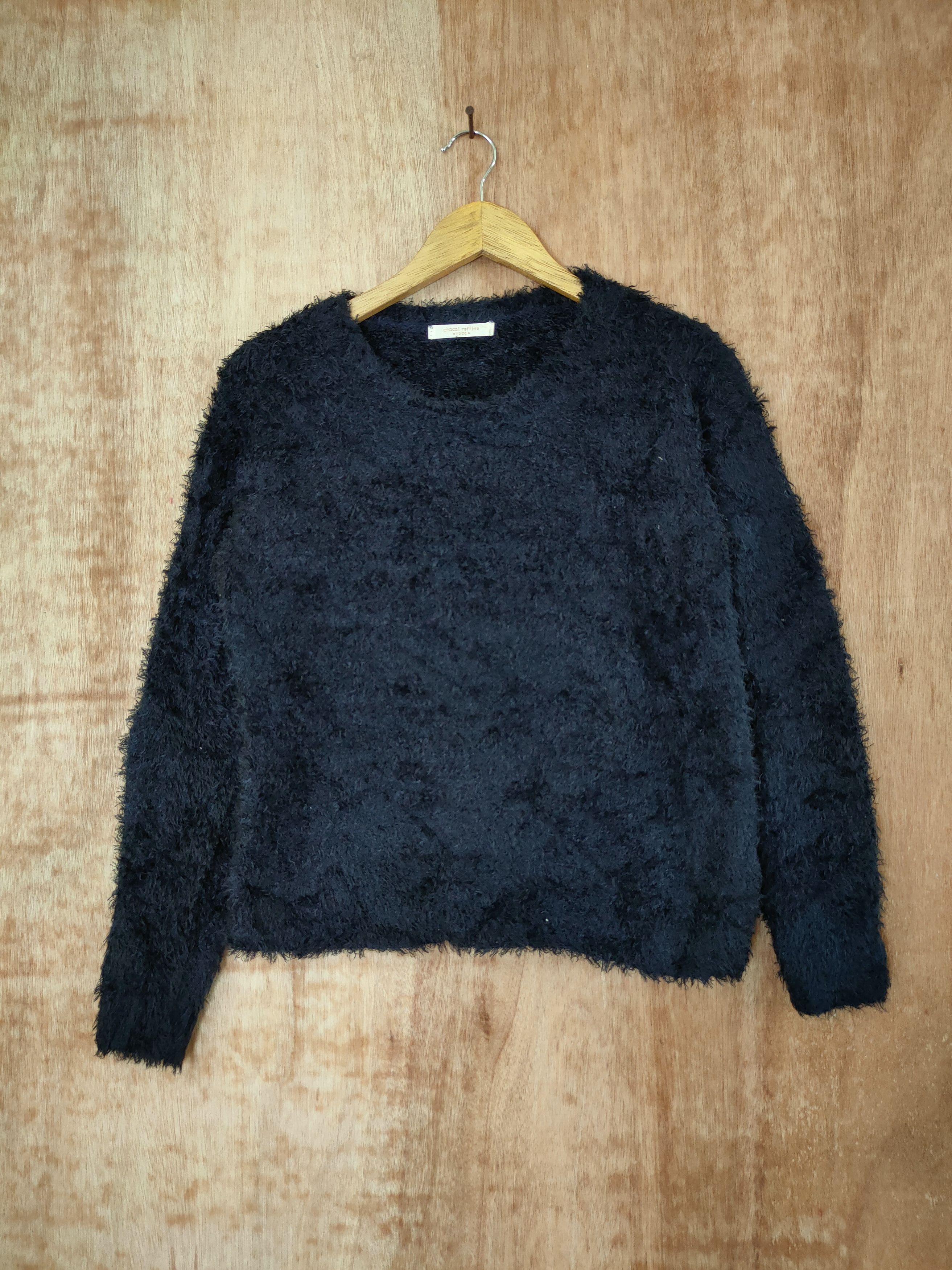 Aran Crafts DL Chocol Raffine Robe mohair soft fur knitwear #46-467 Size US M / EU 48-50 / 2 - 1 Thumbnail