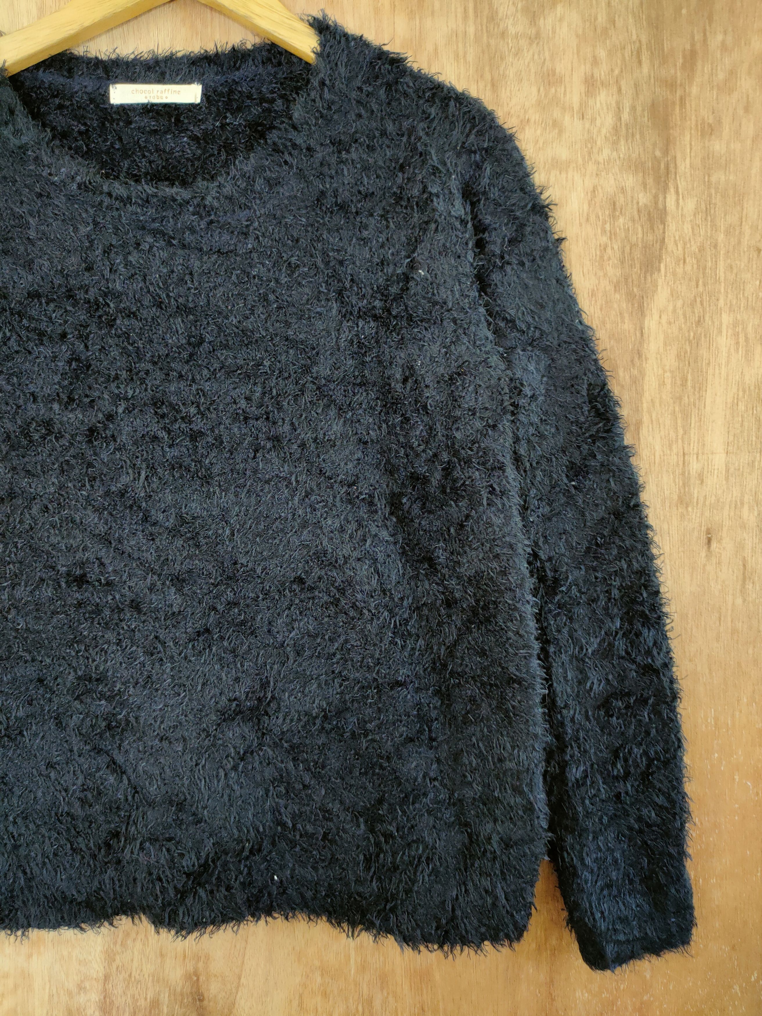 Aran Crafts DL Chocol Raffine Robe mohair soft fur knitwear #46-467 Size US M / EU 48-50 / 2 - 3 Thumbnail
