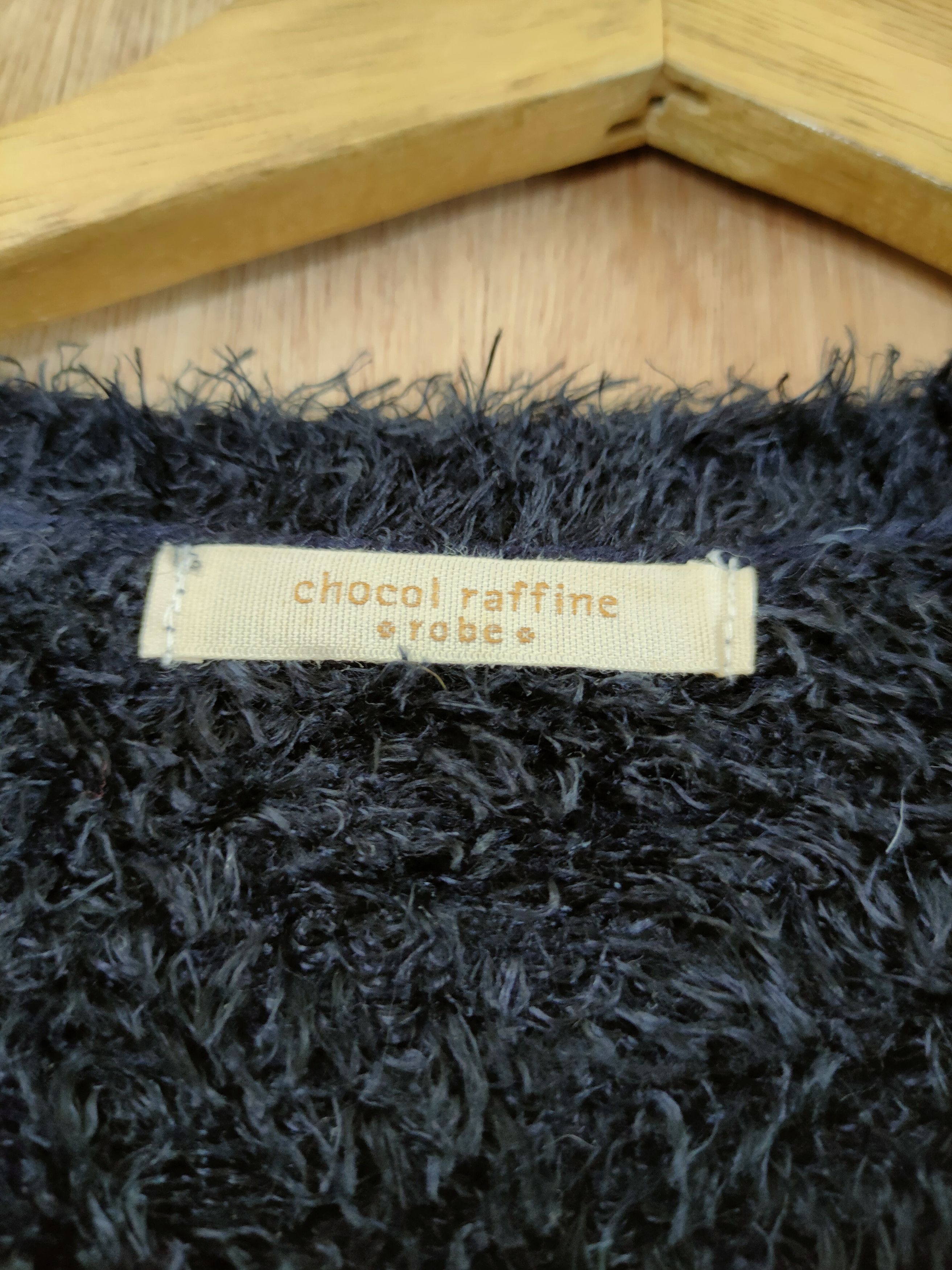 Aran Crafts DL Chocol Raffine Robe mohair soft fur knitwear #46-467 Size US M / EU 48-50 / 2 - 4 Thumbnail