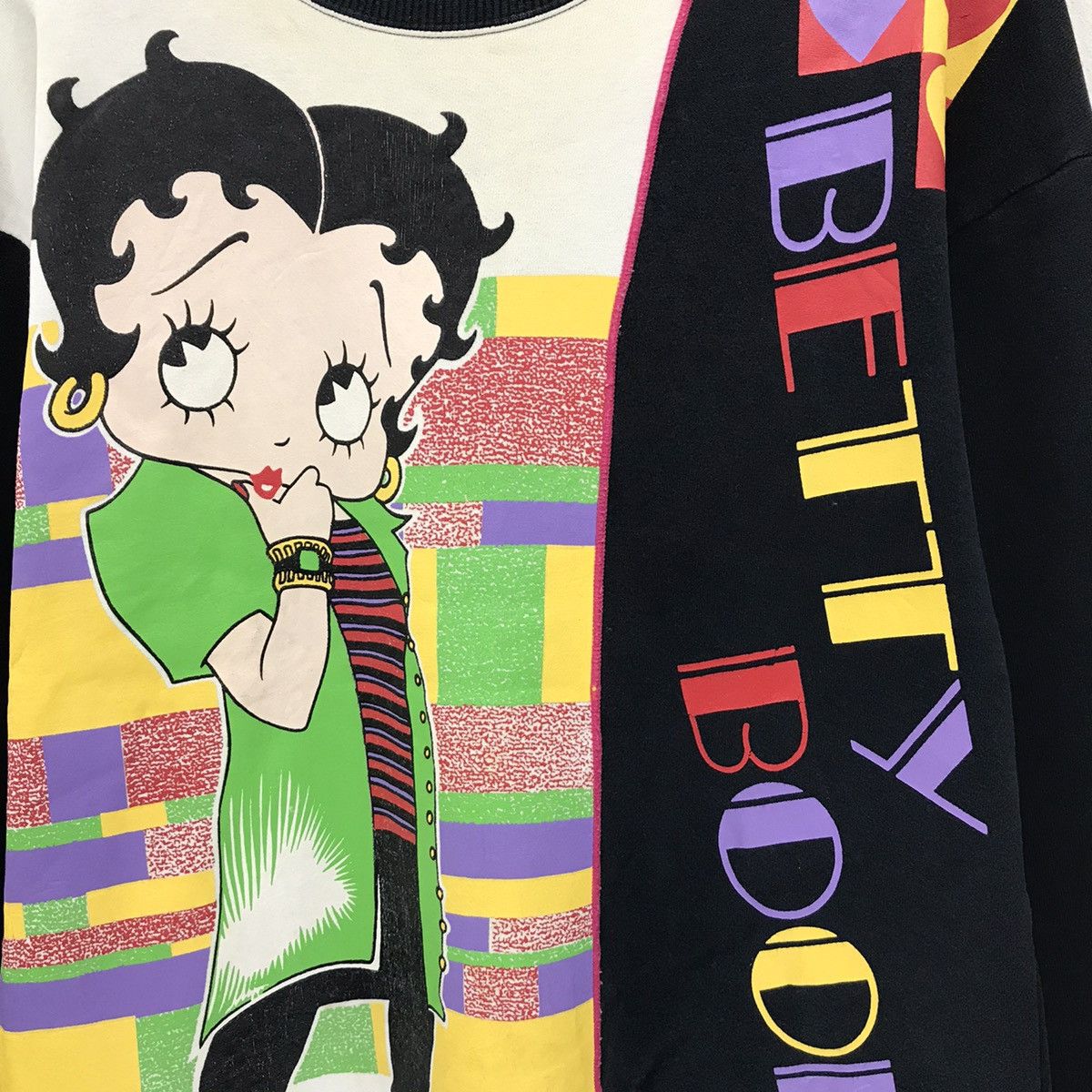 Cartoon Network × Vintage Vintage Betty Boop Sweatshirt Big Logo Betty Boop Size US M / EU 48-50 / 2 - 3 Thumbnail
