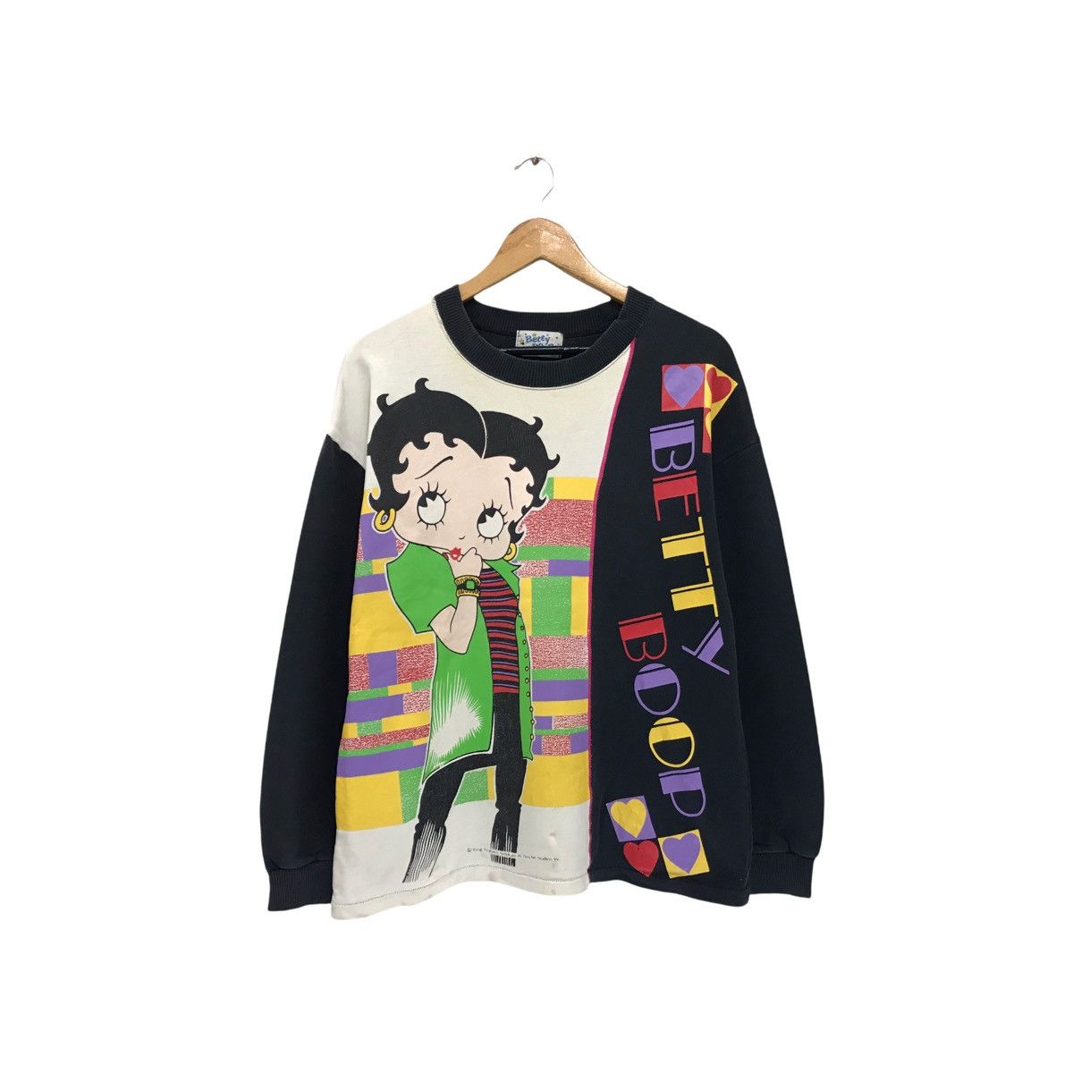 Cartoon Network × Vintage Vintage Betty Boop Sweatshirt Big Logo Betty Boop Size US M / EU 48-50 / 2 - 1 Thumbnail
