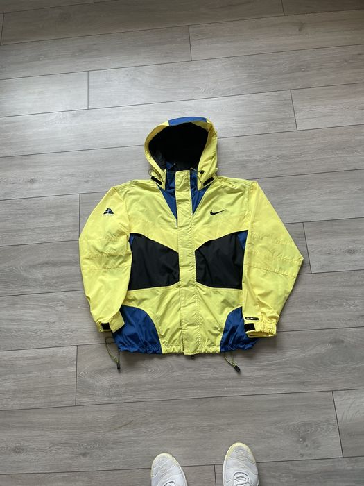 Nike ACG 90s Black & Yellow Nike ACG Clima Fit Jacket | Grailed