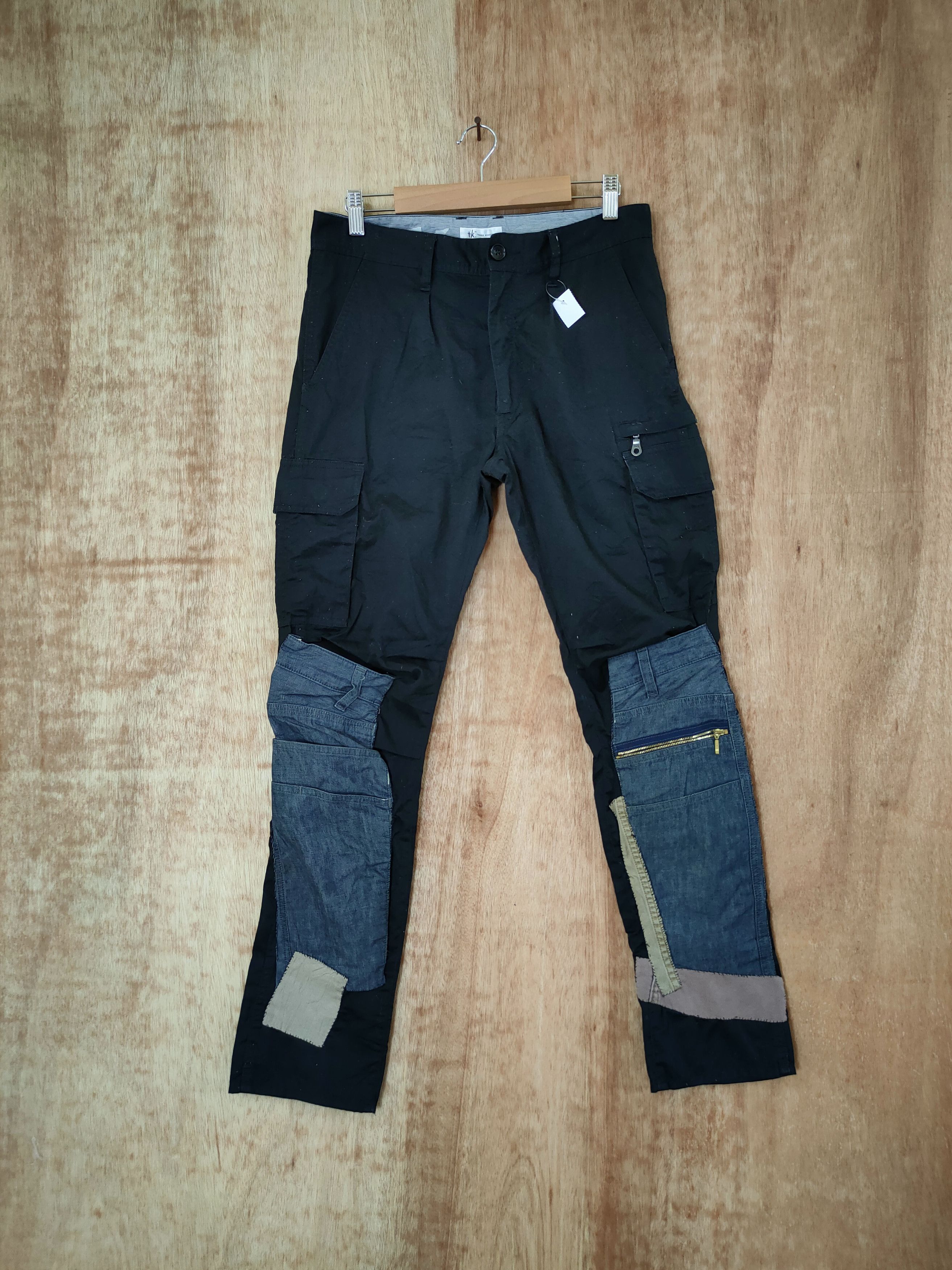 Japanese Brand Takeo kikuchi custom reworked cargo utility pants #46-650 Size US 30 / EU 46 - 1 Thumbnail