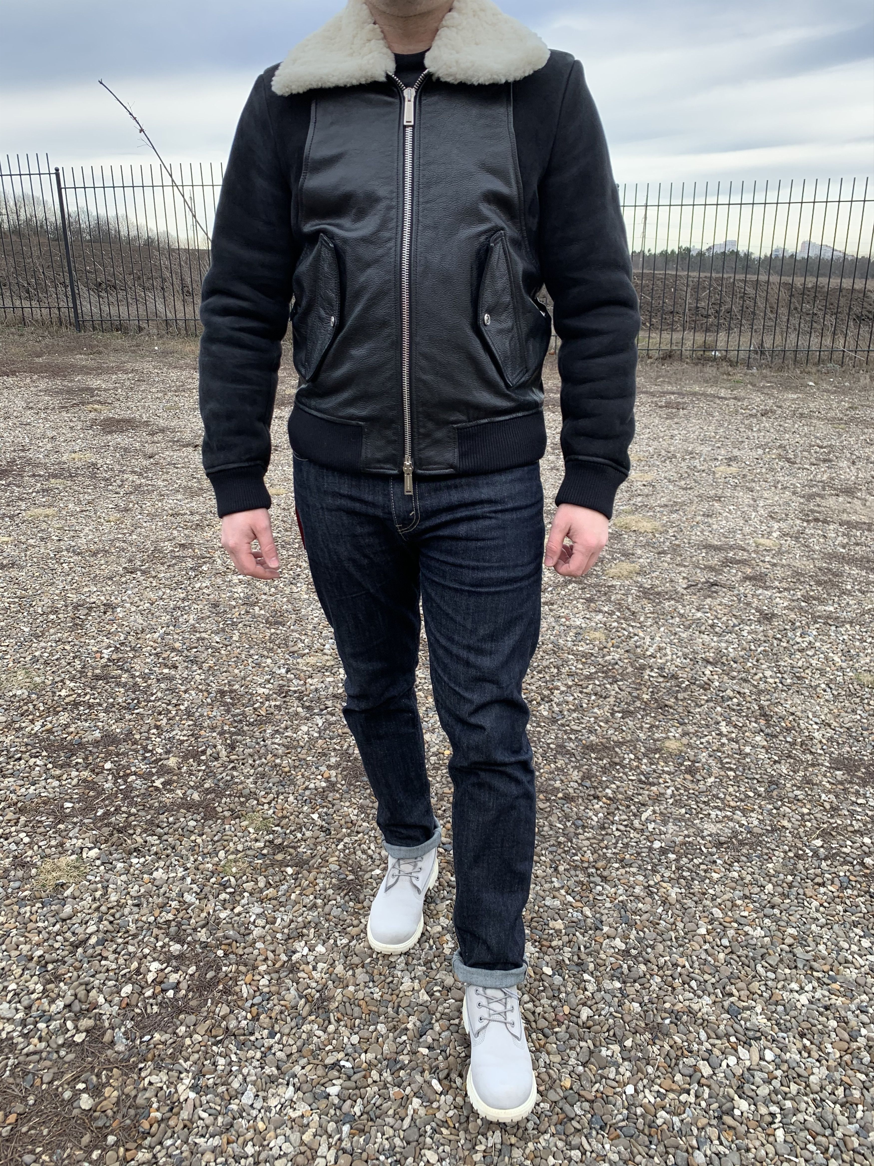 Dsquared2 2355$ DSquared² Paratrooper Leather Jacket Size US L / EU 52-54 / 3 - 5 Thumbnail