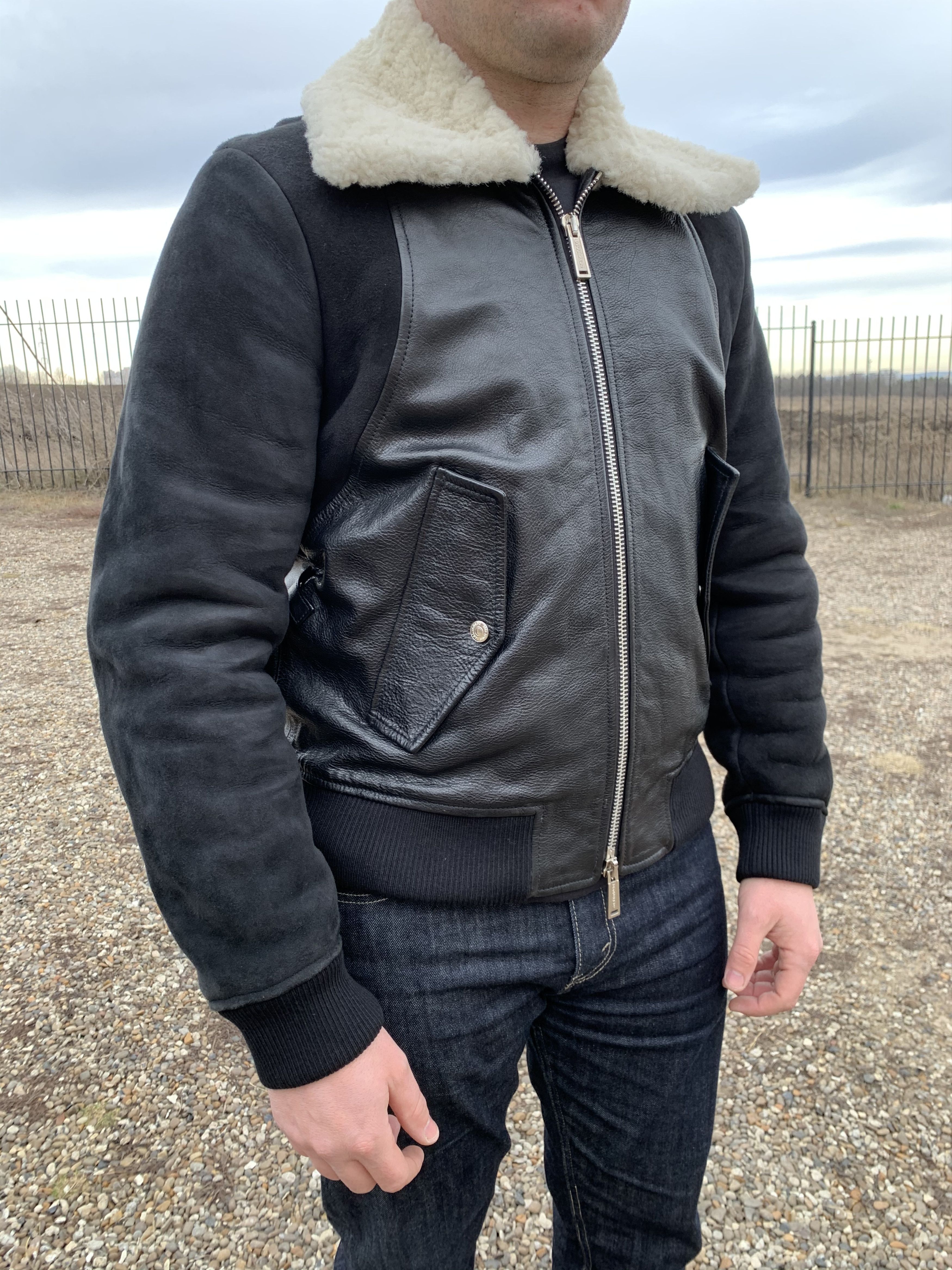 Dsquared2 2355$ DSquared² Paratrooper Leather Jacket Size US L / EU 52-54 / 3 - 1 Thumbnail
